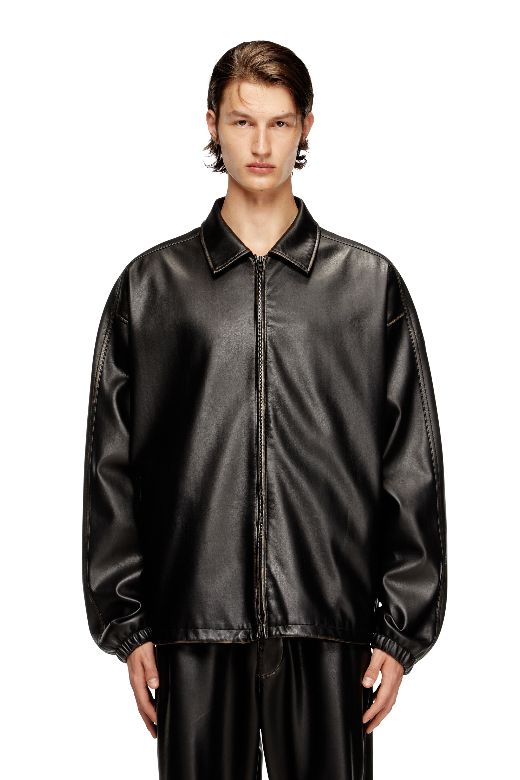 Diesel - J-AKE, Veste en tissu technique traité Mixte in Noir - 2
