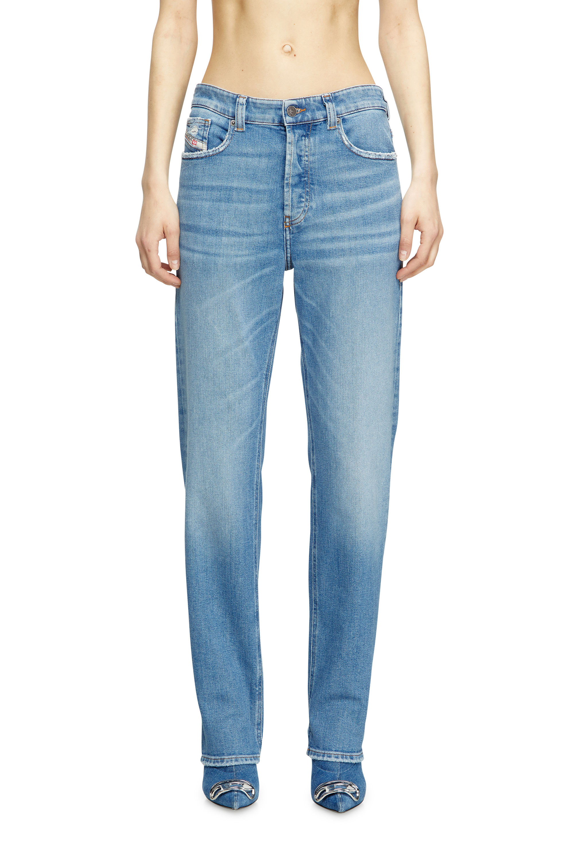 Diesel - Regular Jeans 1988 D-Ark 09M22 Femme, Bleu Clair - Image 1