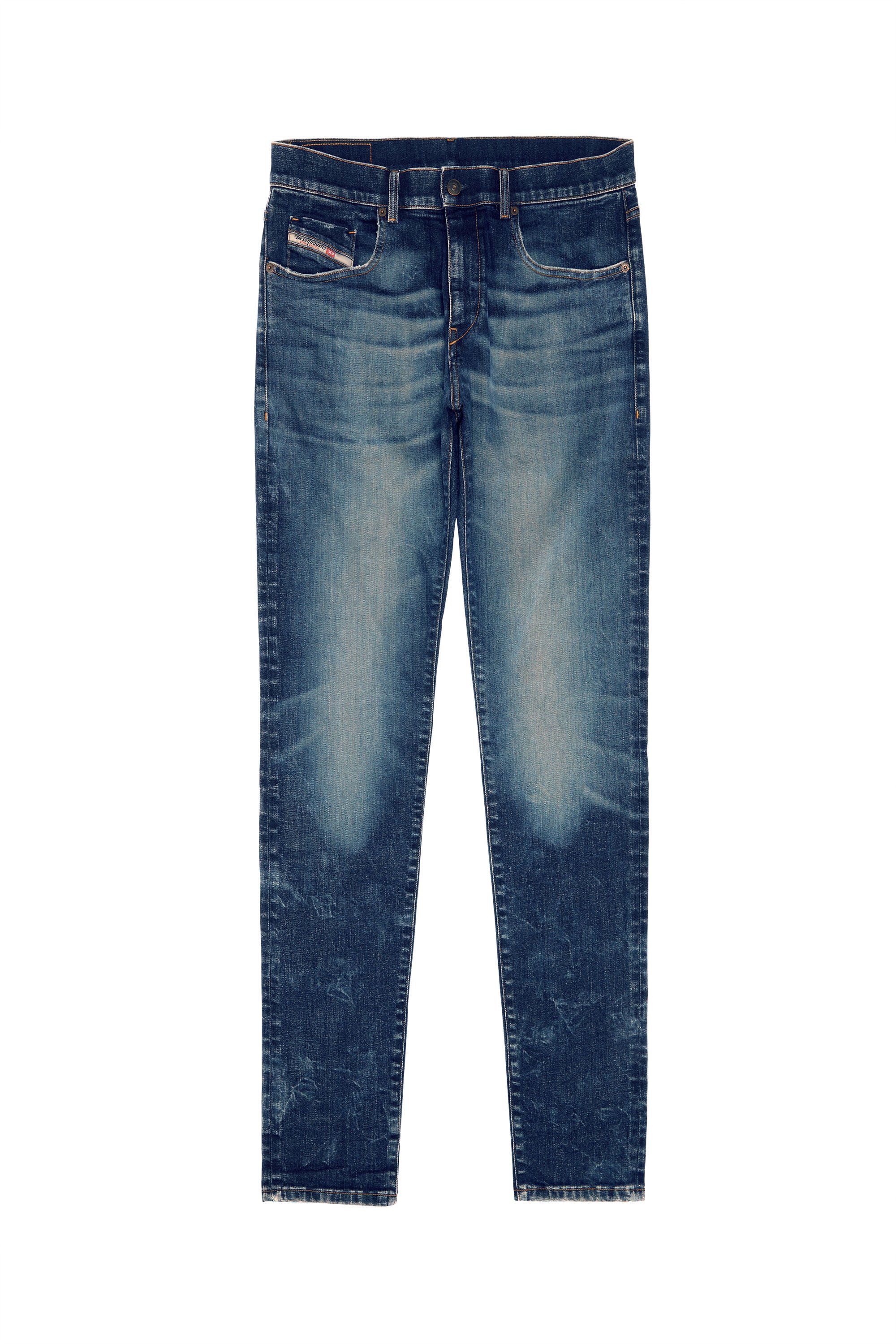 Diesel - 2019 D-STRUKT 09C73 Slim Jeans, Bleu Foncé - Image 6