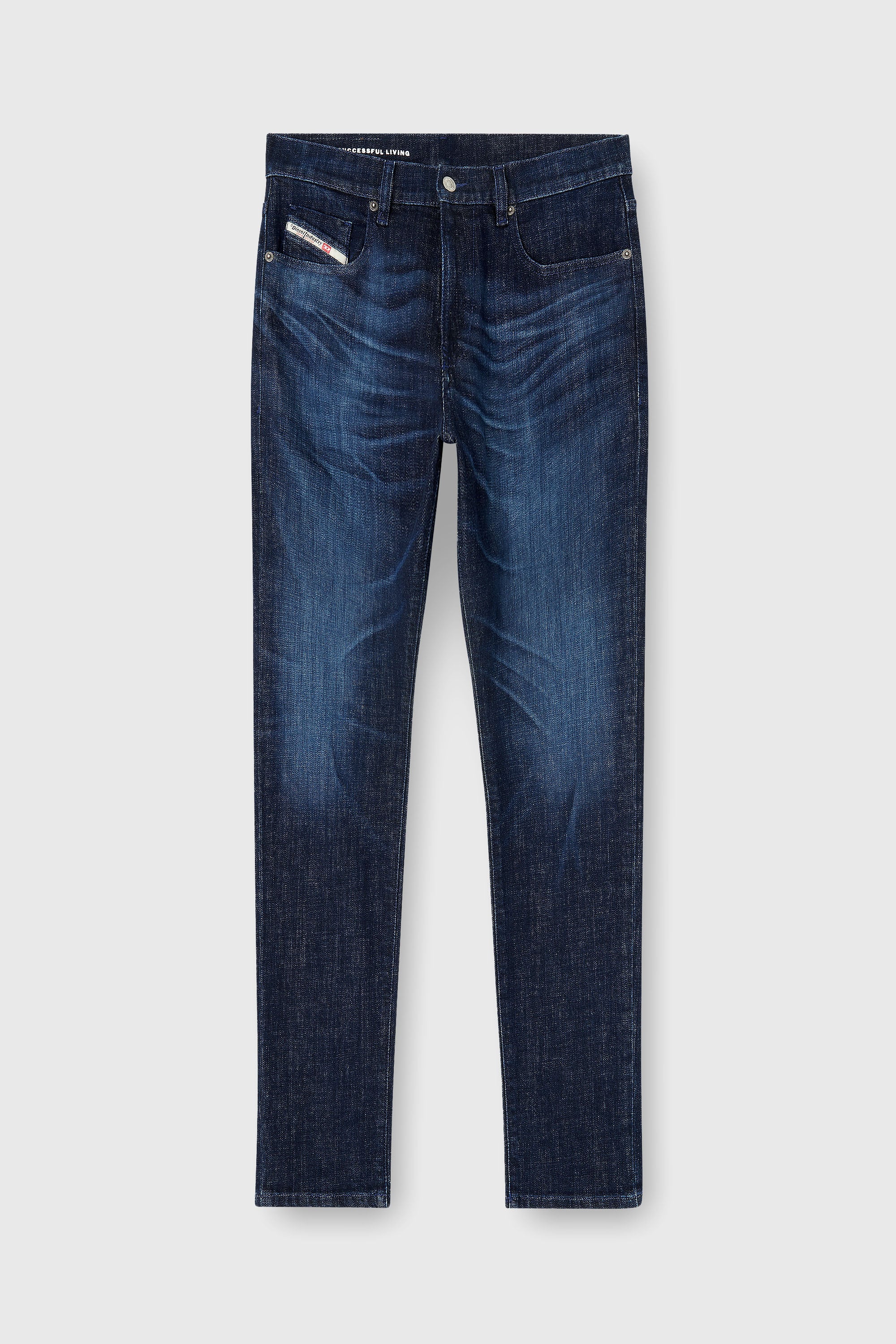 Diesel - Slim Jeans 2019 D-Strukt 0ADBL Homme, Bleu Fonc&eacute; - Image 2