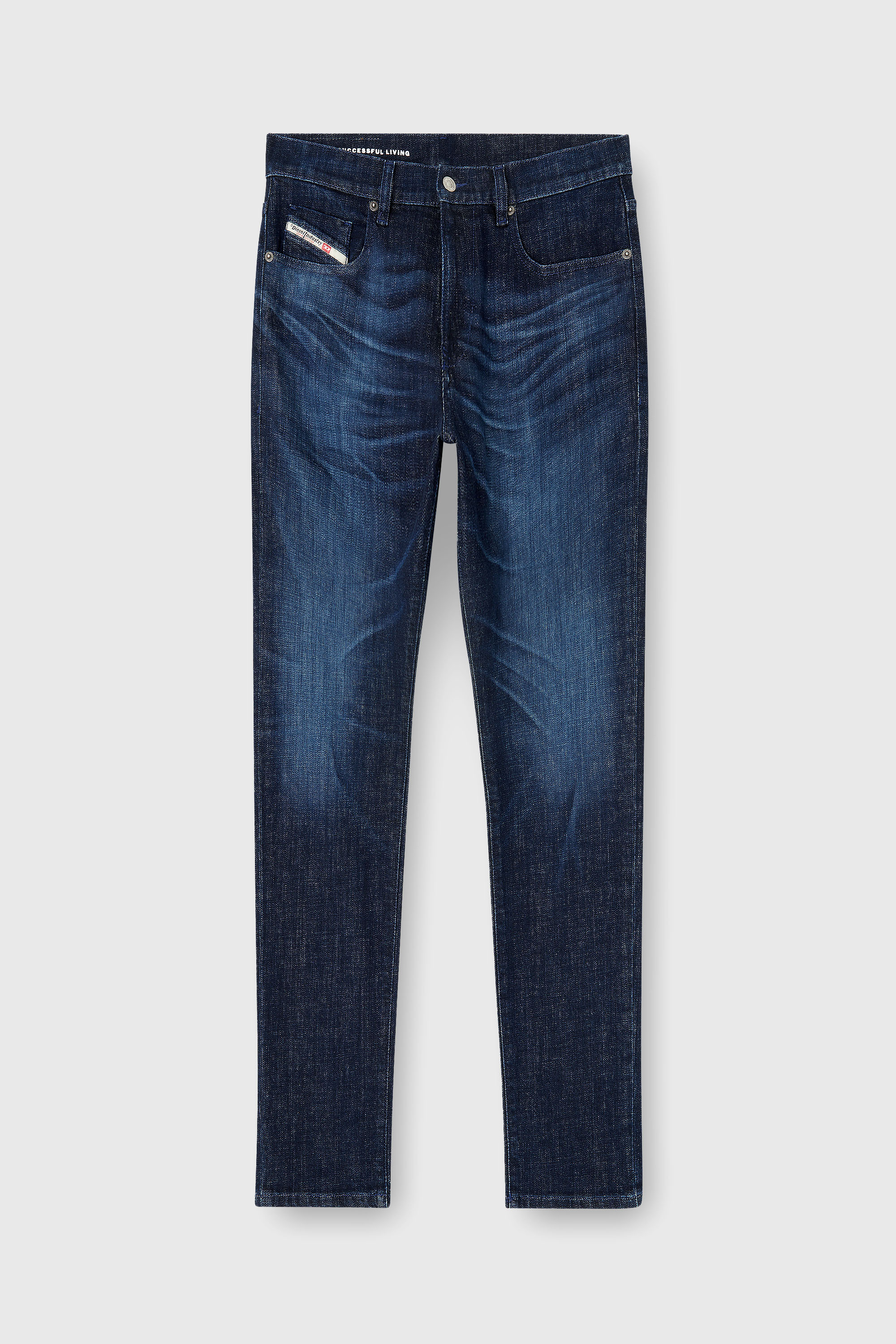 Diesel - Man's Slim Jeans 2019 D-Strukt 0ADBL, Dark Blue - 6