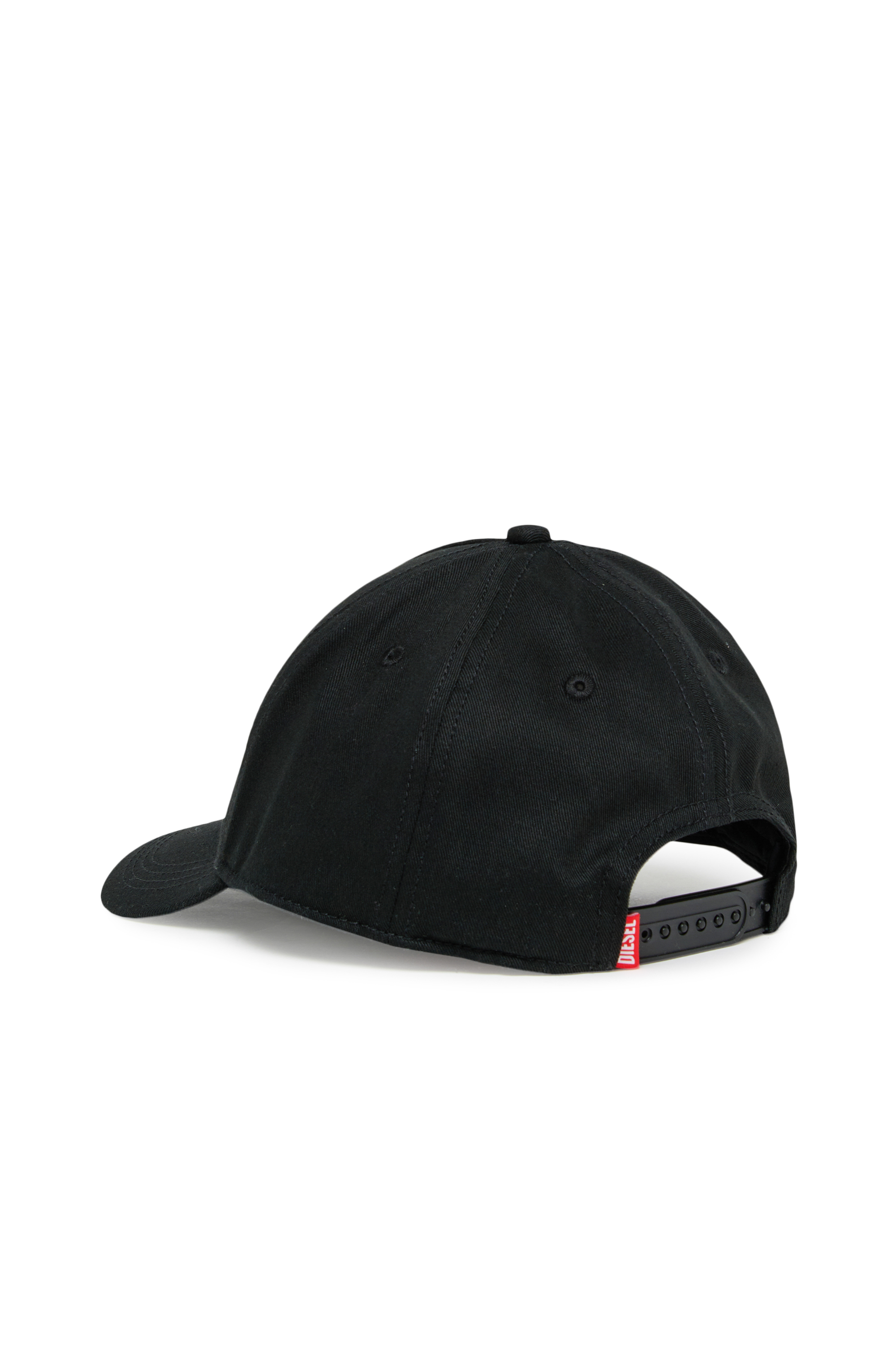 Diesel - FLIMO, Casquette de baseball avec imprim&eacute; logo Oval D Homme in Noir - 2