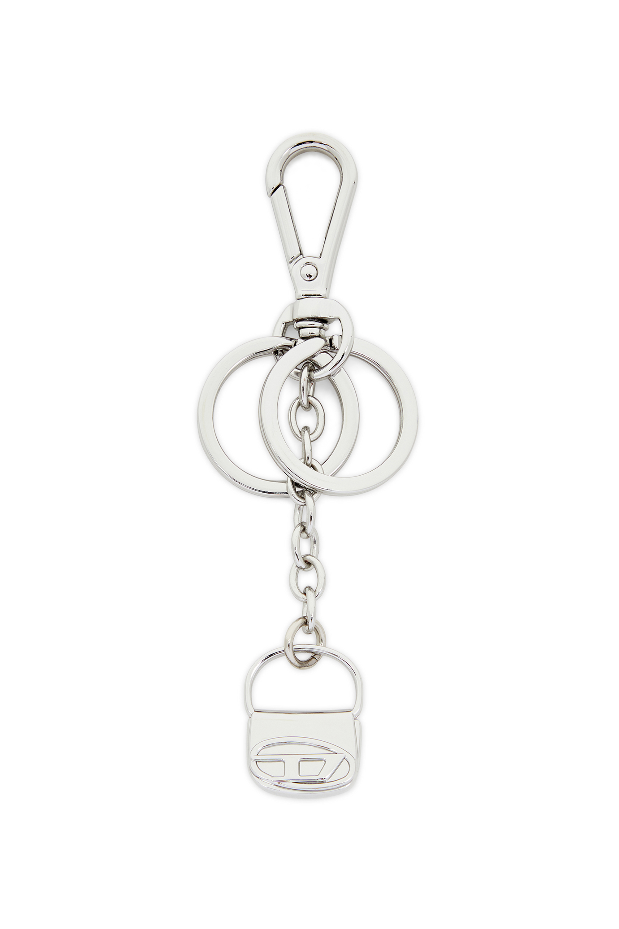 Diesel - 1DR-KEYRING CHARM, Porte-clés en métal avec breloque du sac 1DR Femme in Gris argenté - 1