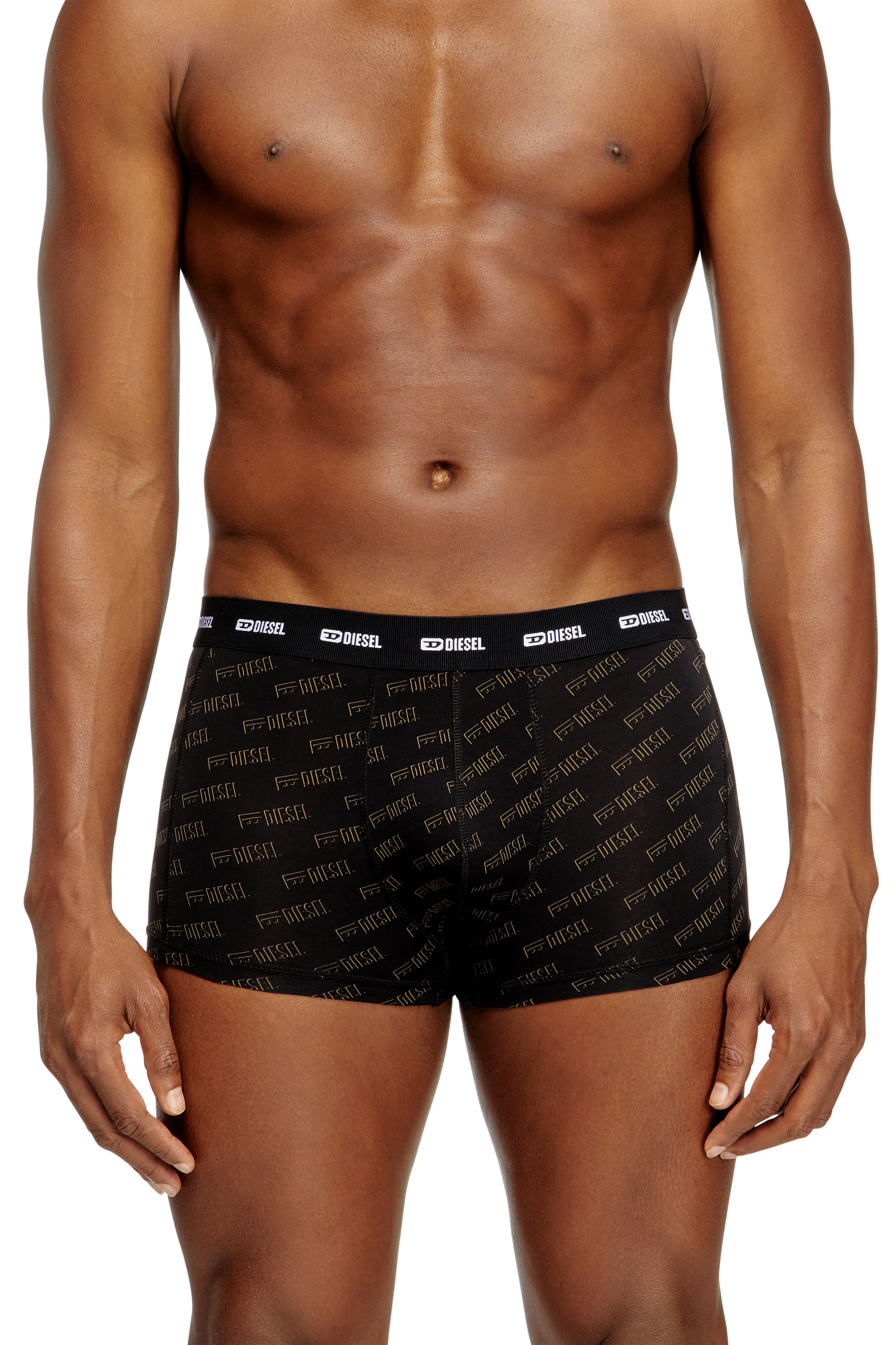 Diesel - DAMIEN-UTLT-3PACK, Lot de 3 boxers avec logo stylisé Homme in Noir - 1