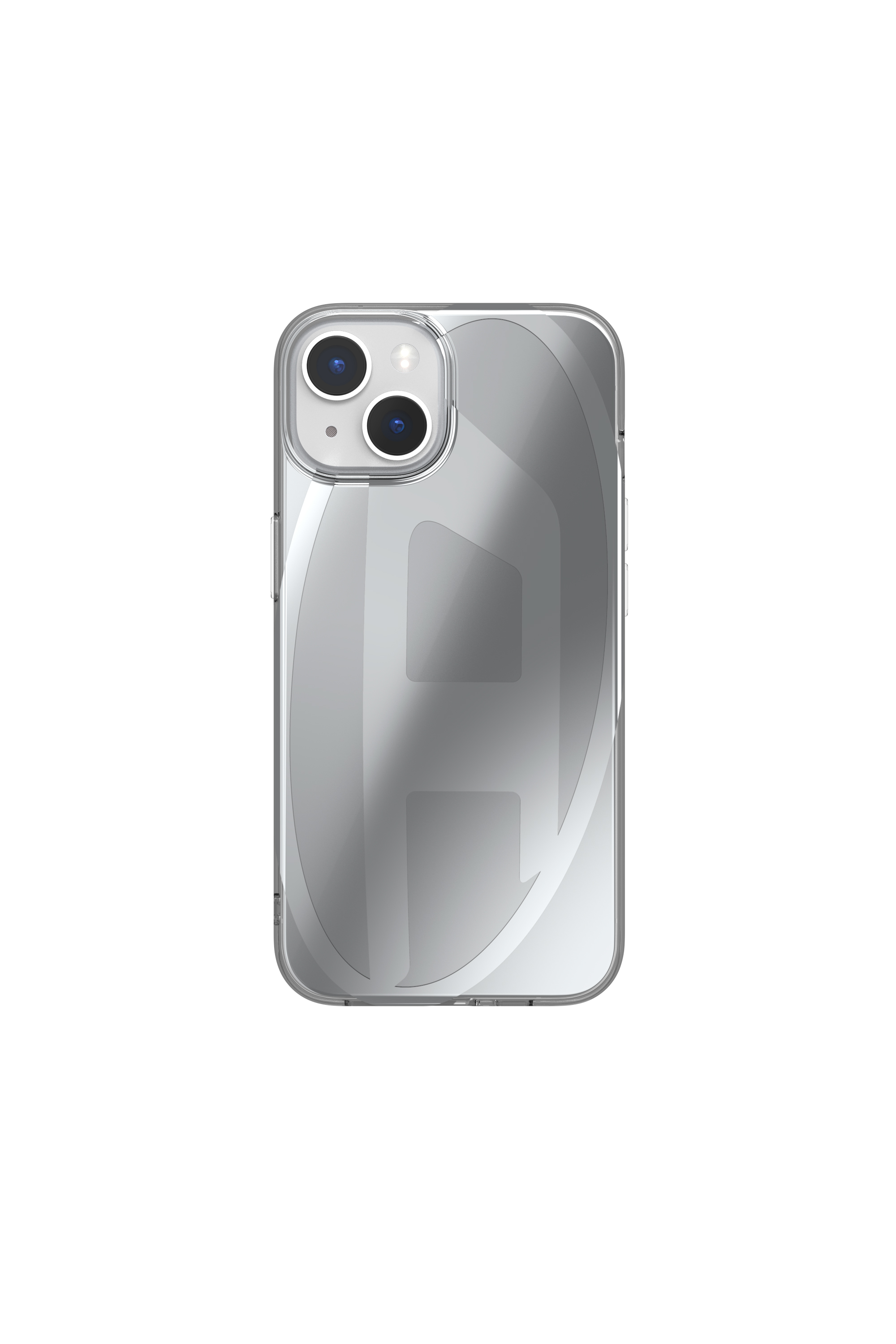 Diesel - 54094 MOULDED CASE, Coque Oval D iPhone 13/iPhone 14 Mixte in Gris argenté - 2