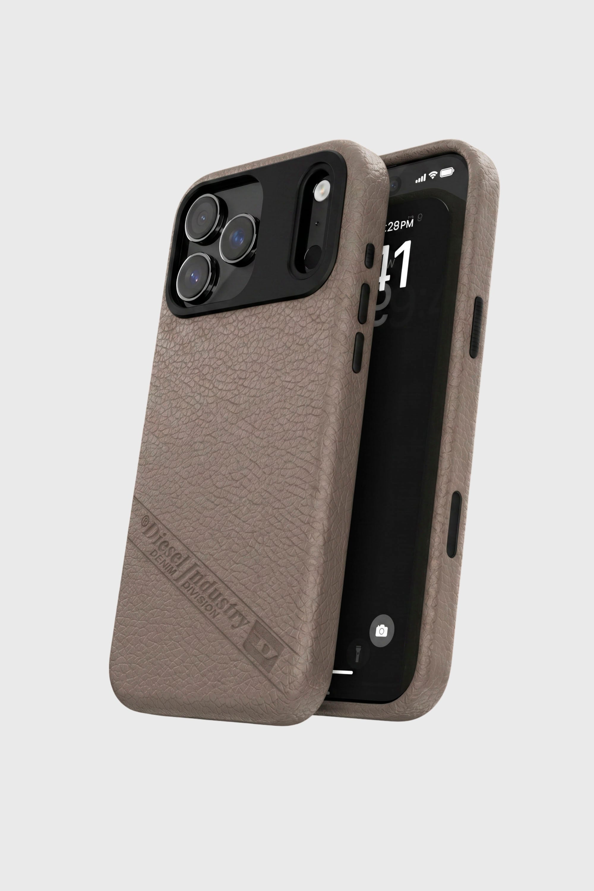Diesel - 60645 MOULDED CASE, Unisex's Flag D case with MagSafe for iPhone 17 Pro Max in Beige - 4