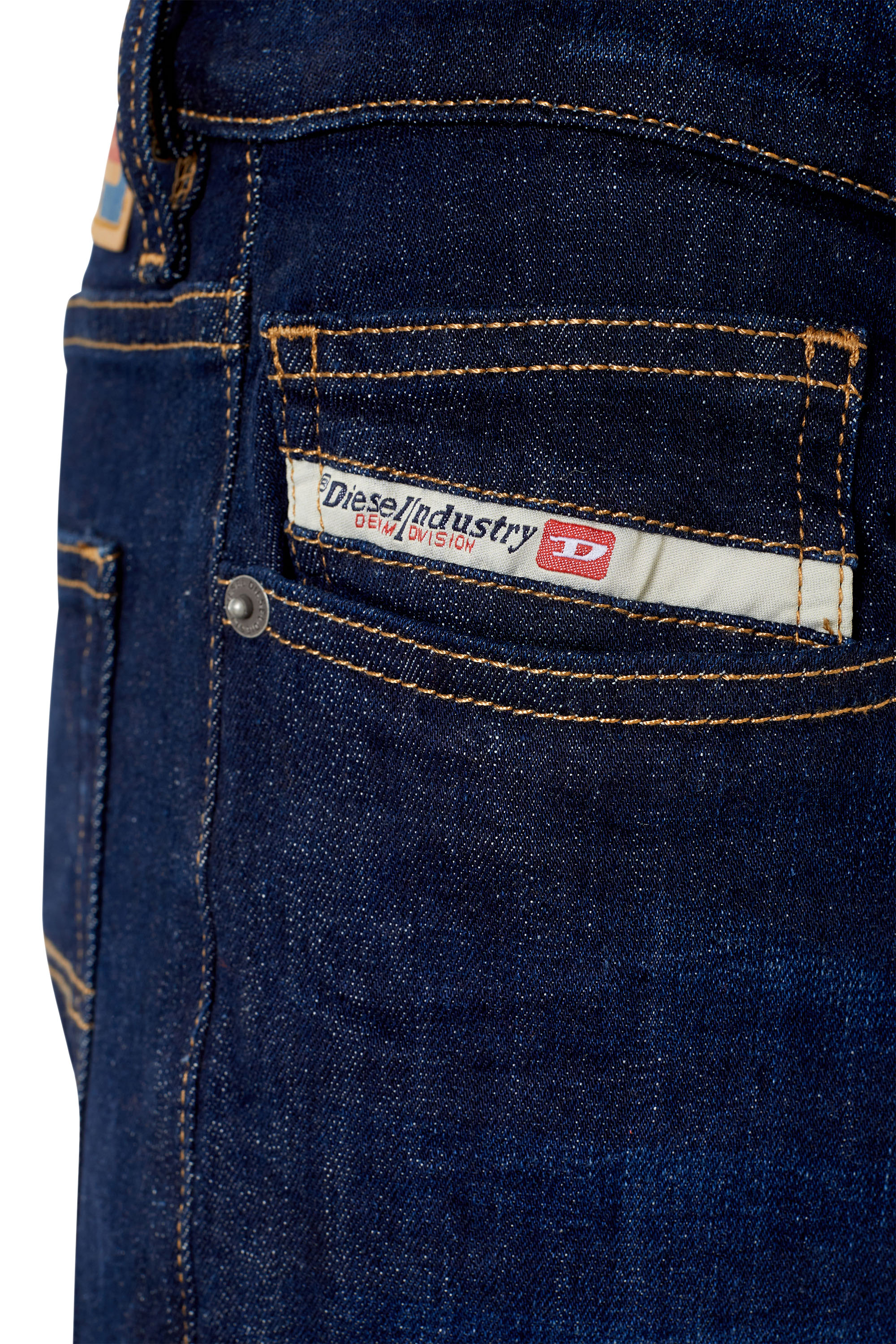 Diesel - Slim Jeans D-Luster 0IHAQ, Bleu Foncé - Image 4