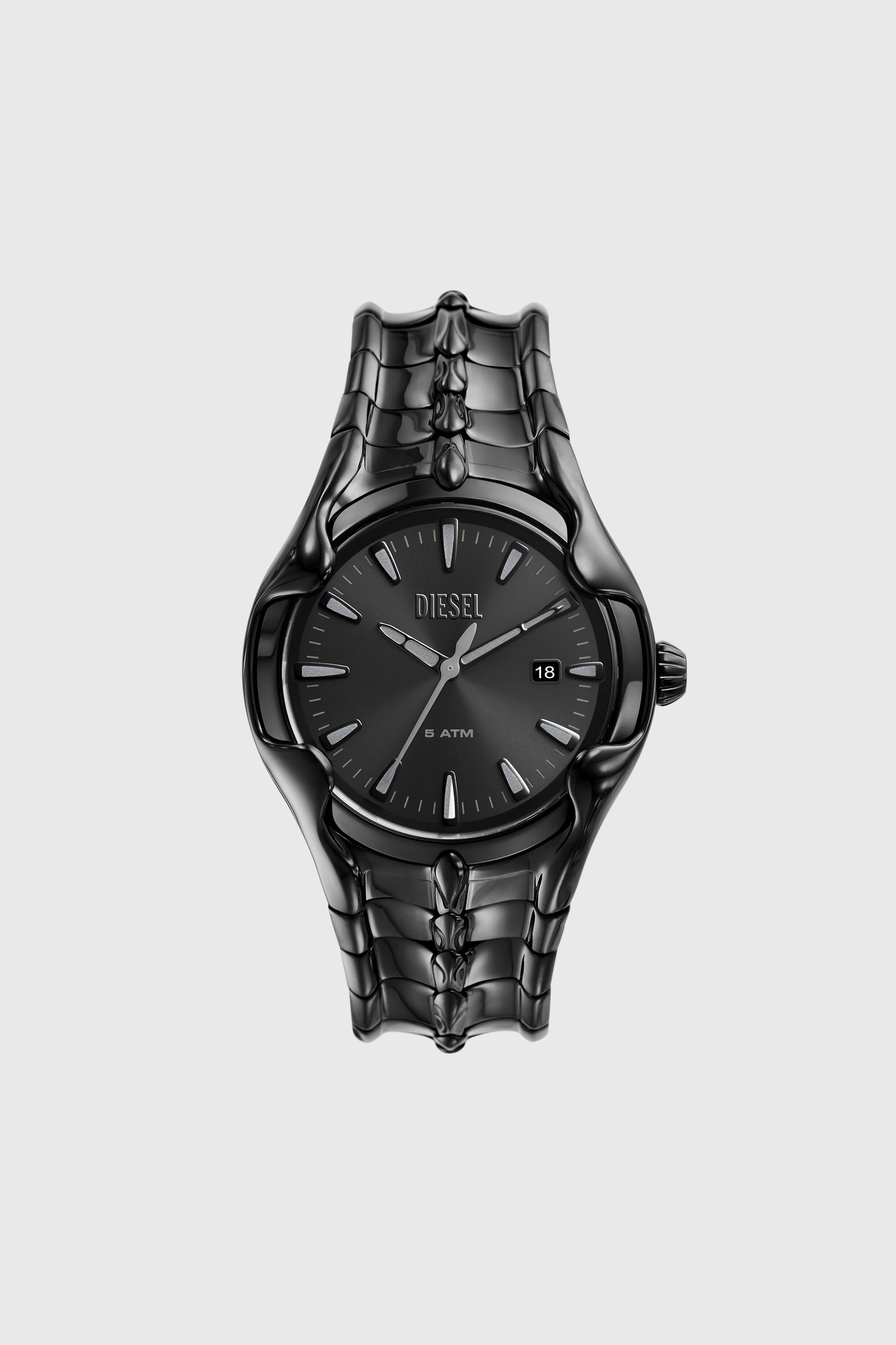 Diesel - DZ2187, Montre Vert en acier inoxydable noir Homme in Noir - 1