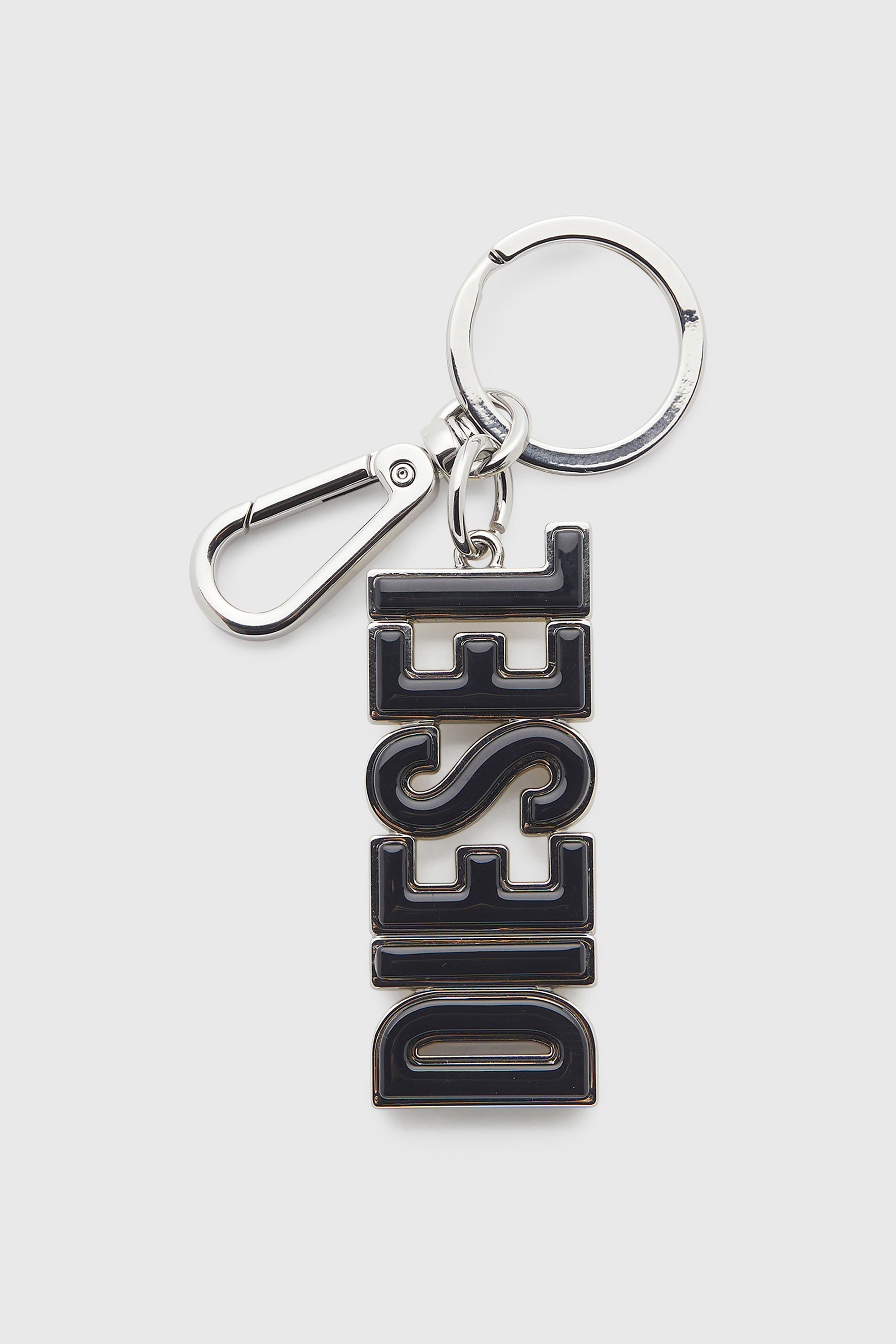 Diesel - DSL 3D KEY RING, Porte-cl&eacute;s DIESEL en m&eacute;tal et r&eacute;sine Homme in Polychrome - 1