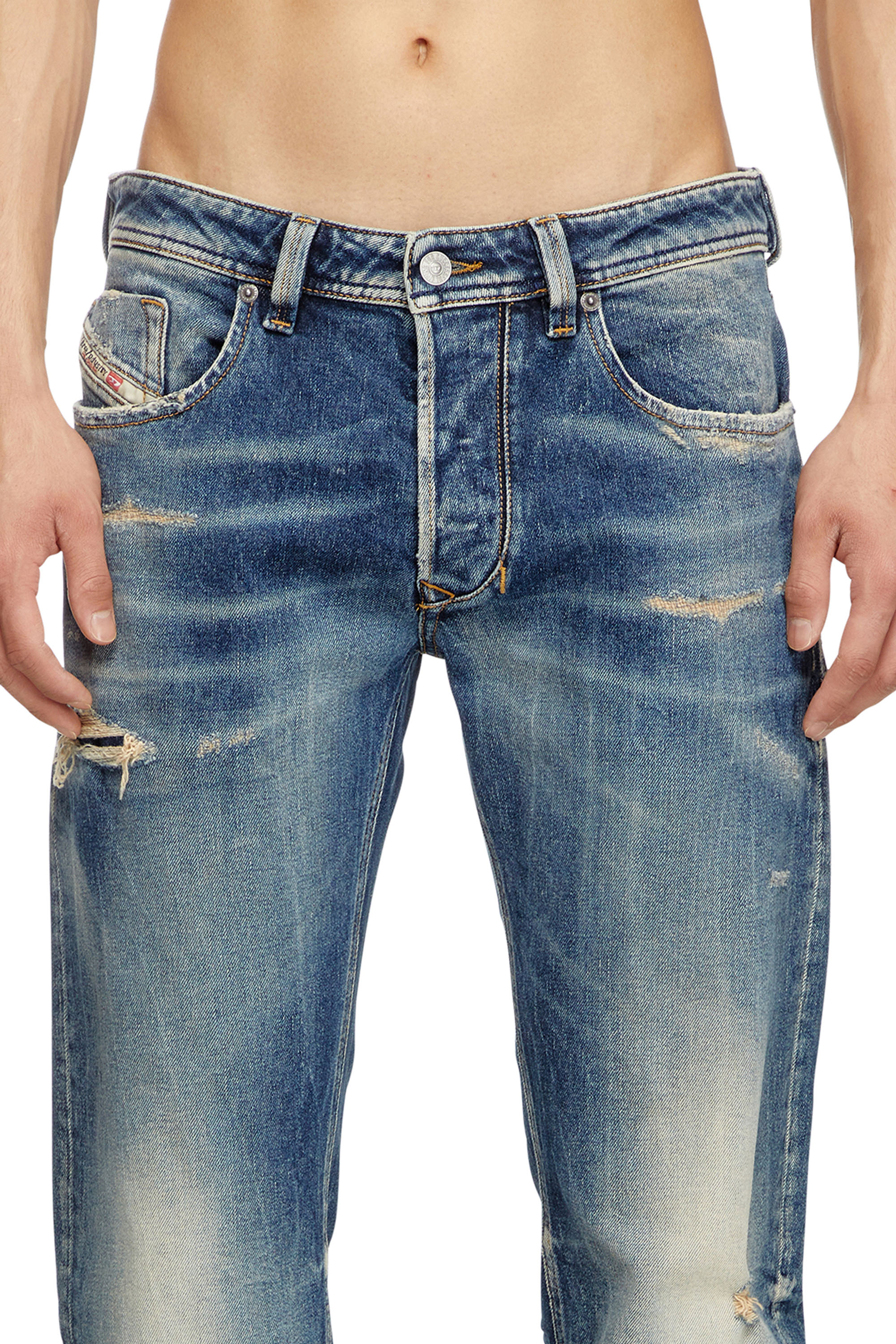 Diesel - Regular Jeans 1985 Larkee 007Y6 Homme, Bleu Foncé - Image 3