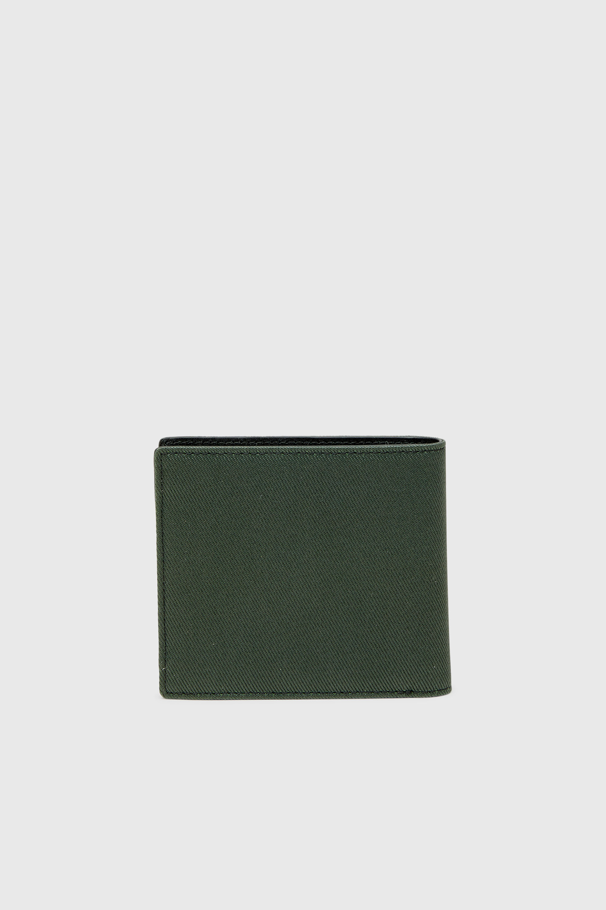 Diesel - D-PACK BI FOLD COIN 3D, Petit portefeuille &agrave; deux volets avec patch Diesel Homme in Vert - 2