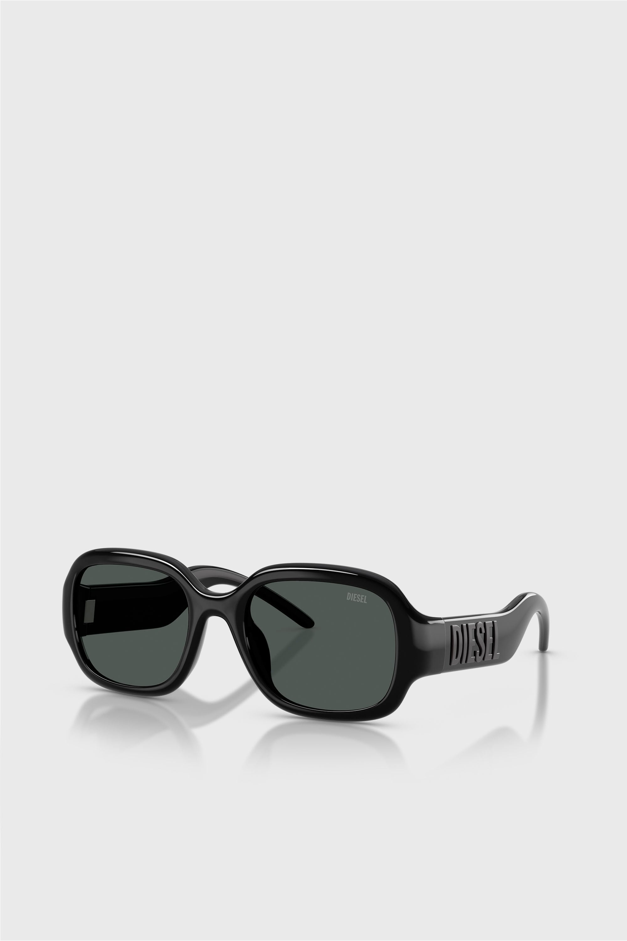 Diesel - 0DL3023U, Lunettes de soleil pillow Mixte in Noir - 2