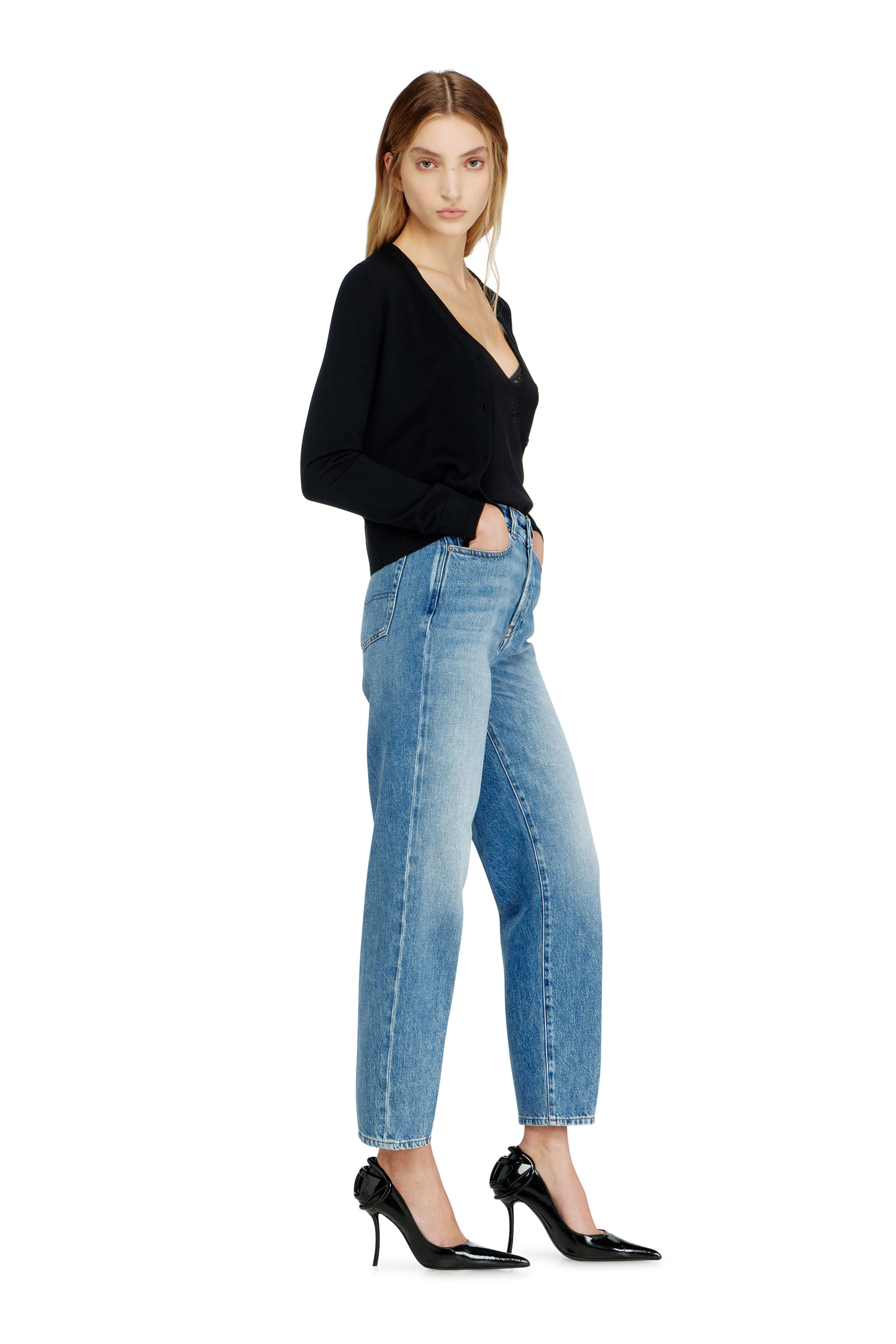 Diesel - Regular Jeans 1981 D-Went 09Q07 Femme, Bleu Clair - Image 2
