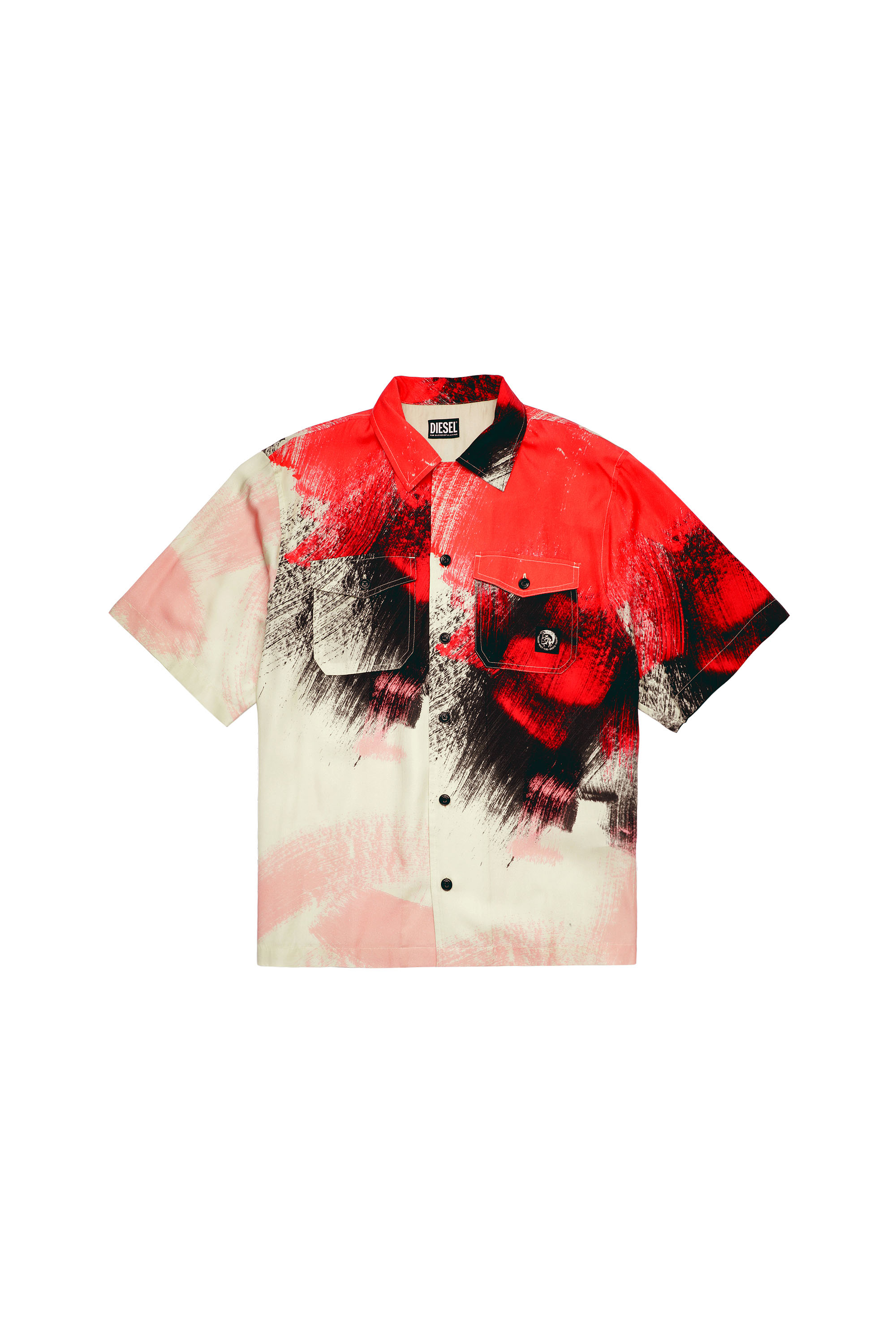 S-WOLF-ALL, Rouge/Blanc - Chemises