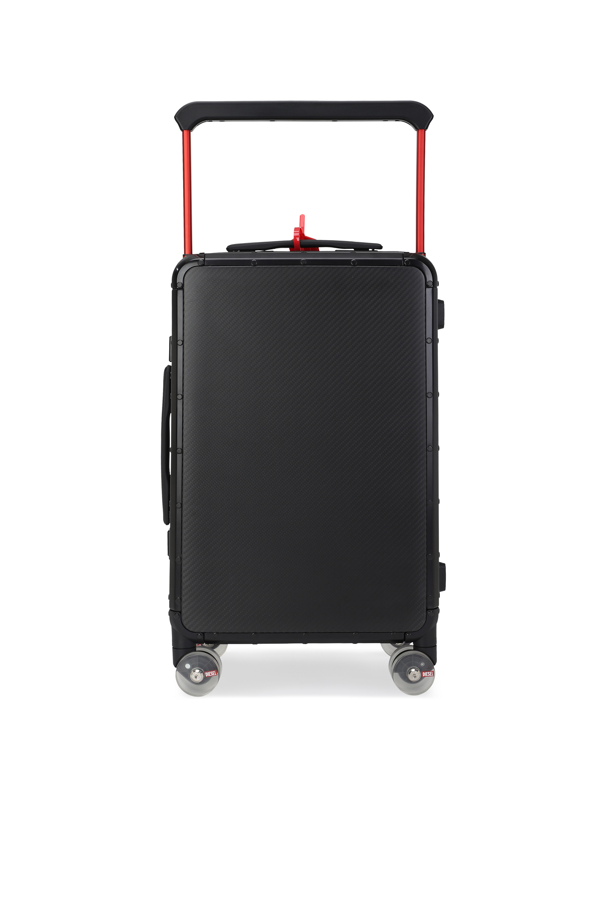 Diesel - DSL CARBON FIBER TROLLEY-BLACK- DSL001, Unisex's Carbon fiber suitcase size S in Black - 2