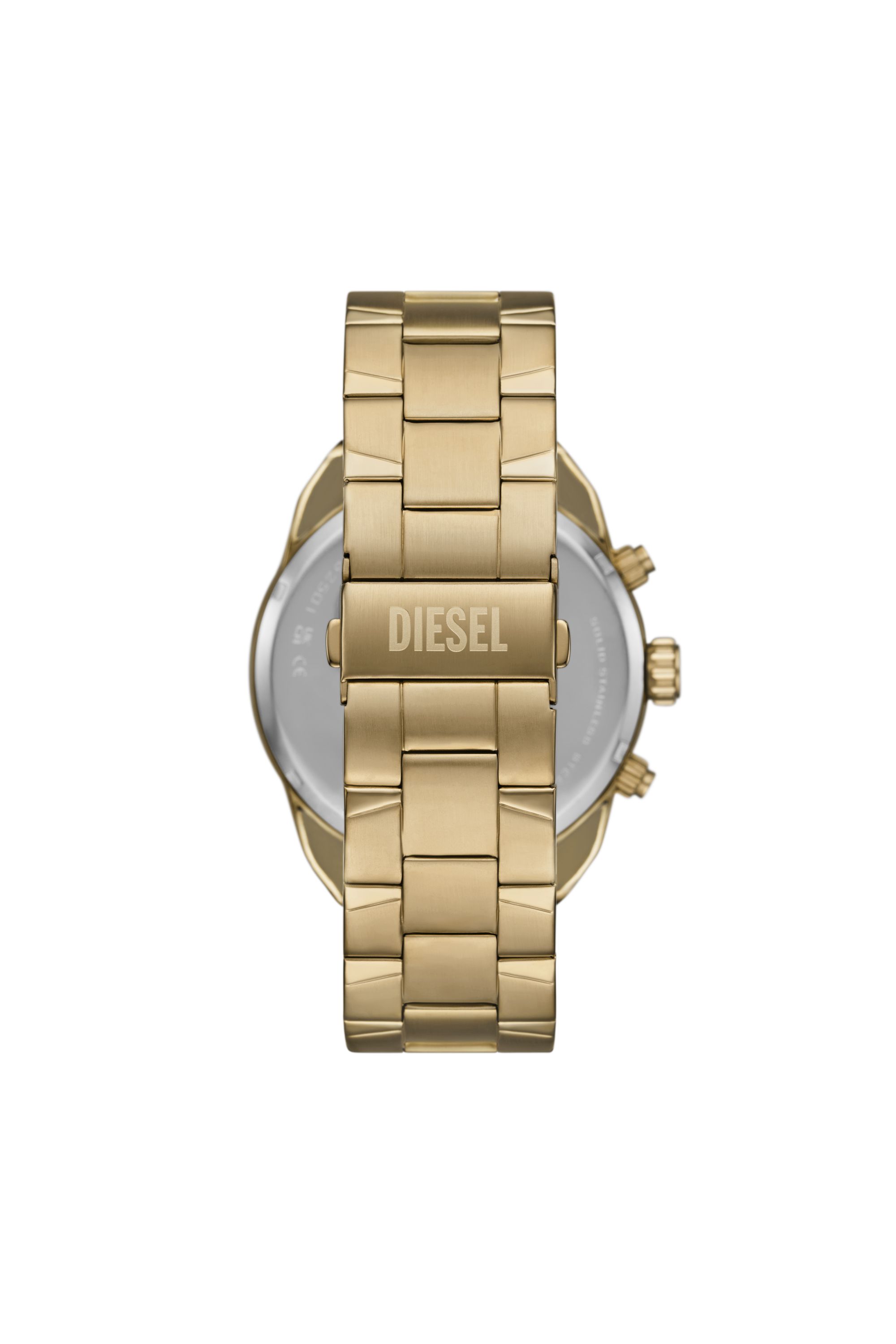Diesel - DZ4685 WATCH, Montre Spiked en acier inoxydable Homme in Doré - 2