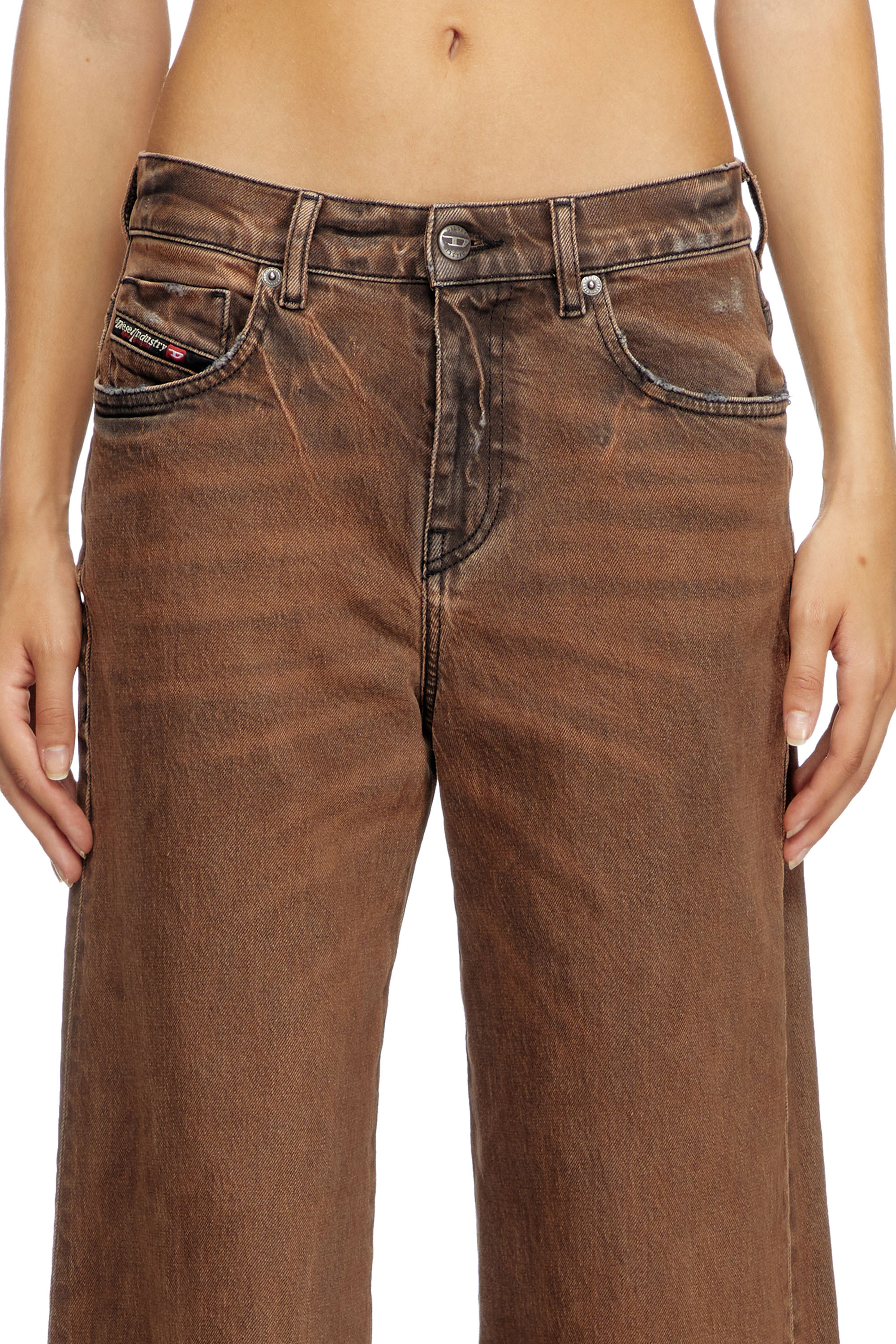 Diesel - Flare Jeans 1978 D-Akemi 09L24 Femme, Marron - Image 4