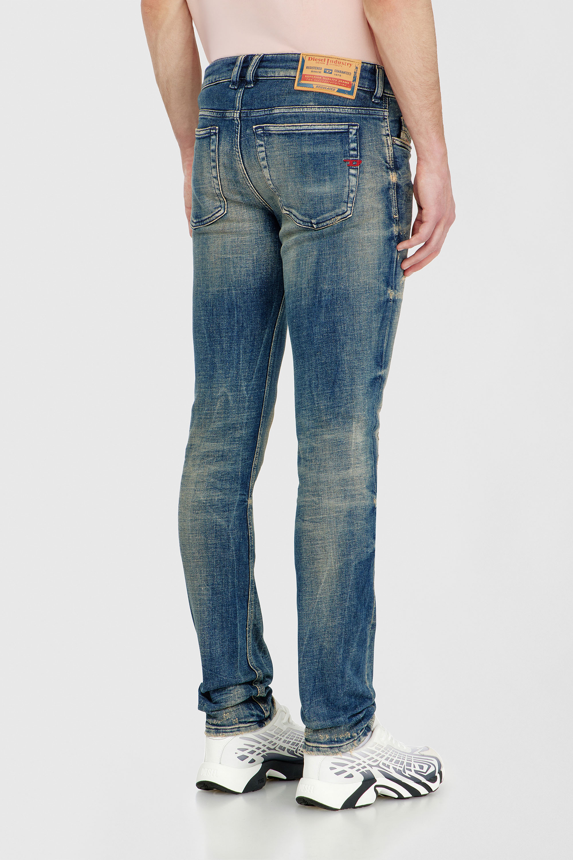 Diesel - Skinny Jeans 1979 Sleenker 09P68 Homme, Bleu Fonc&eacute; - Image 5