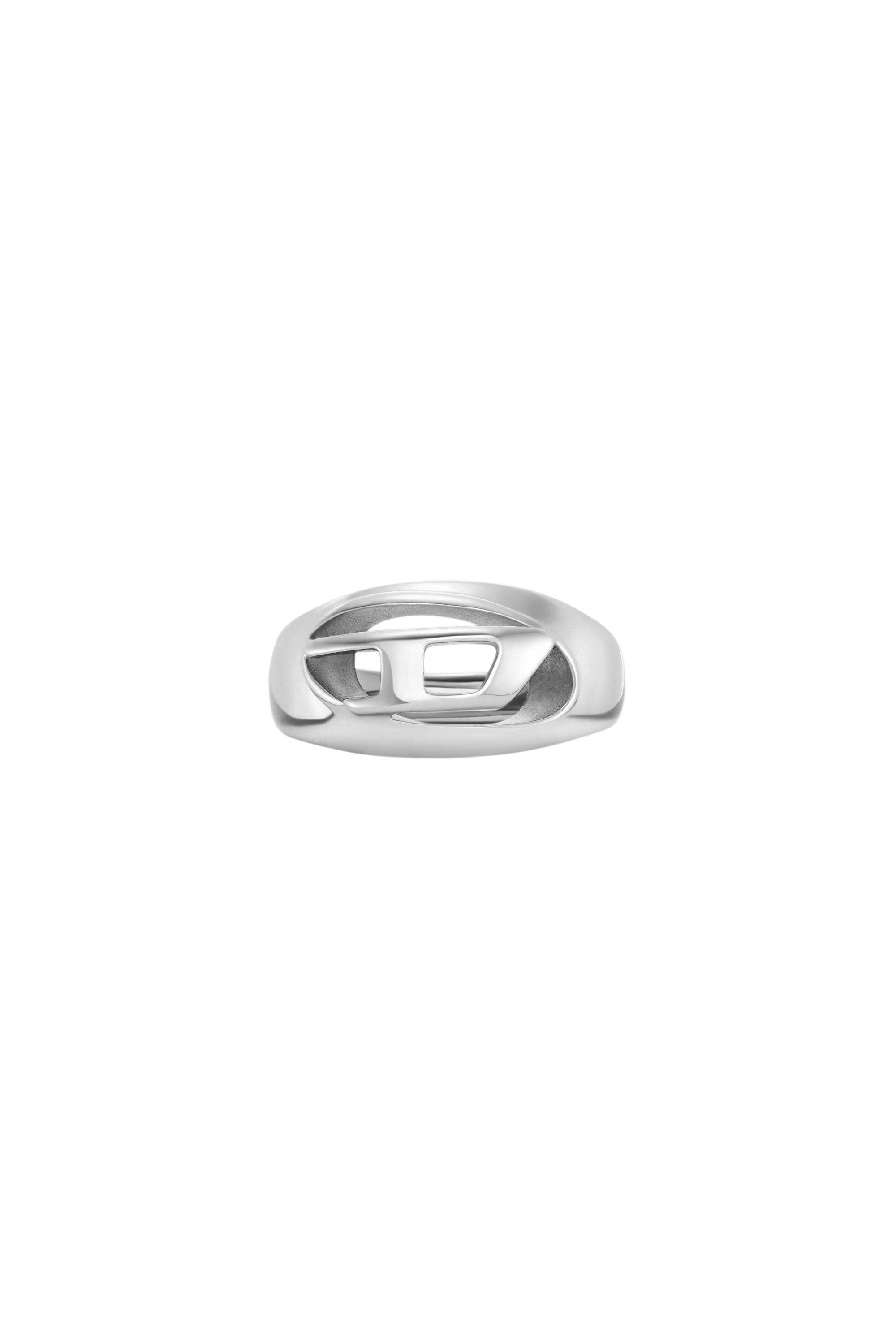 Diesel - DX1715040, Bague bande en acier inoxydable Mixte in Gris argent&eacute; - 3