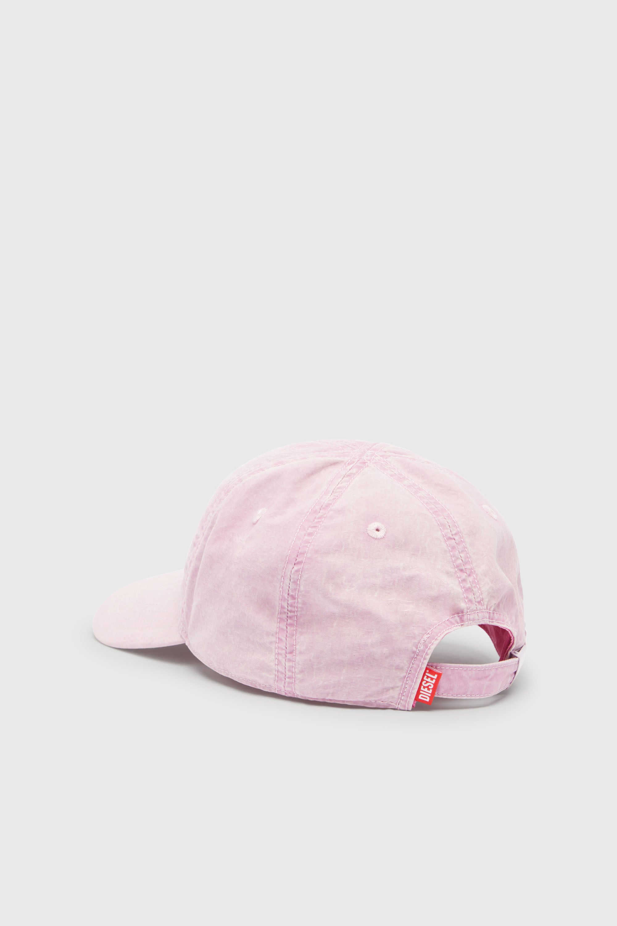 Diesel - C-NYLOFF, Casquette de baseball avec logo Oval D brod&eacute; Homme in Rose - 2
