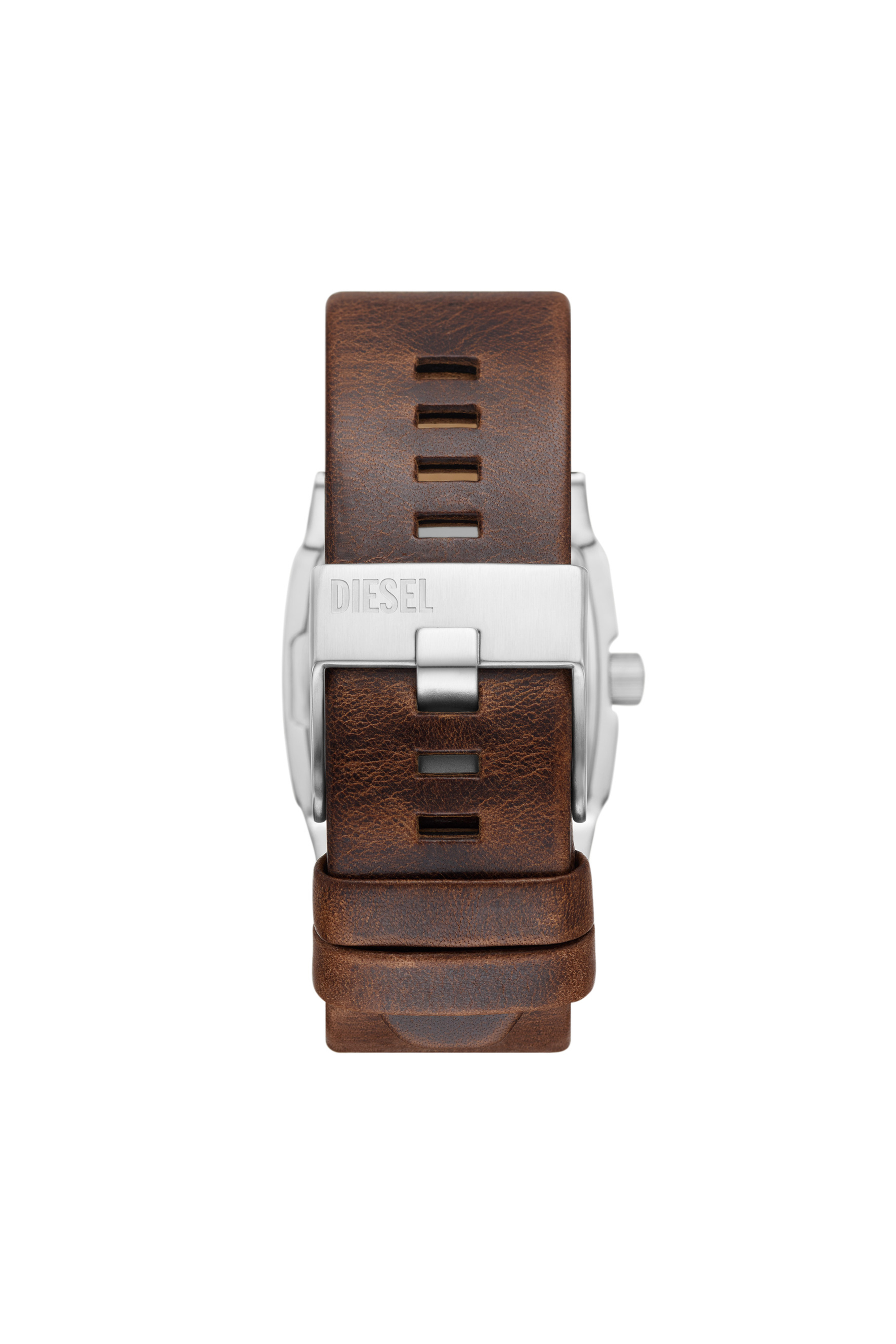 Diesel - DZ1999, Montre Cliffhanger en cuir marron Mixte in Marron - 2