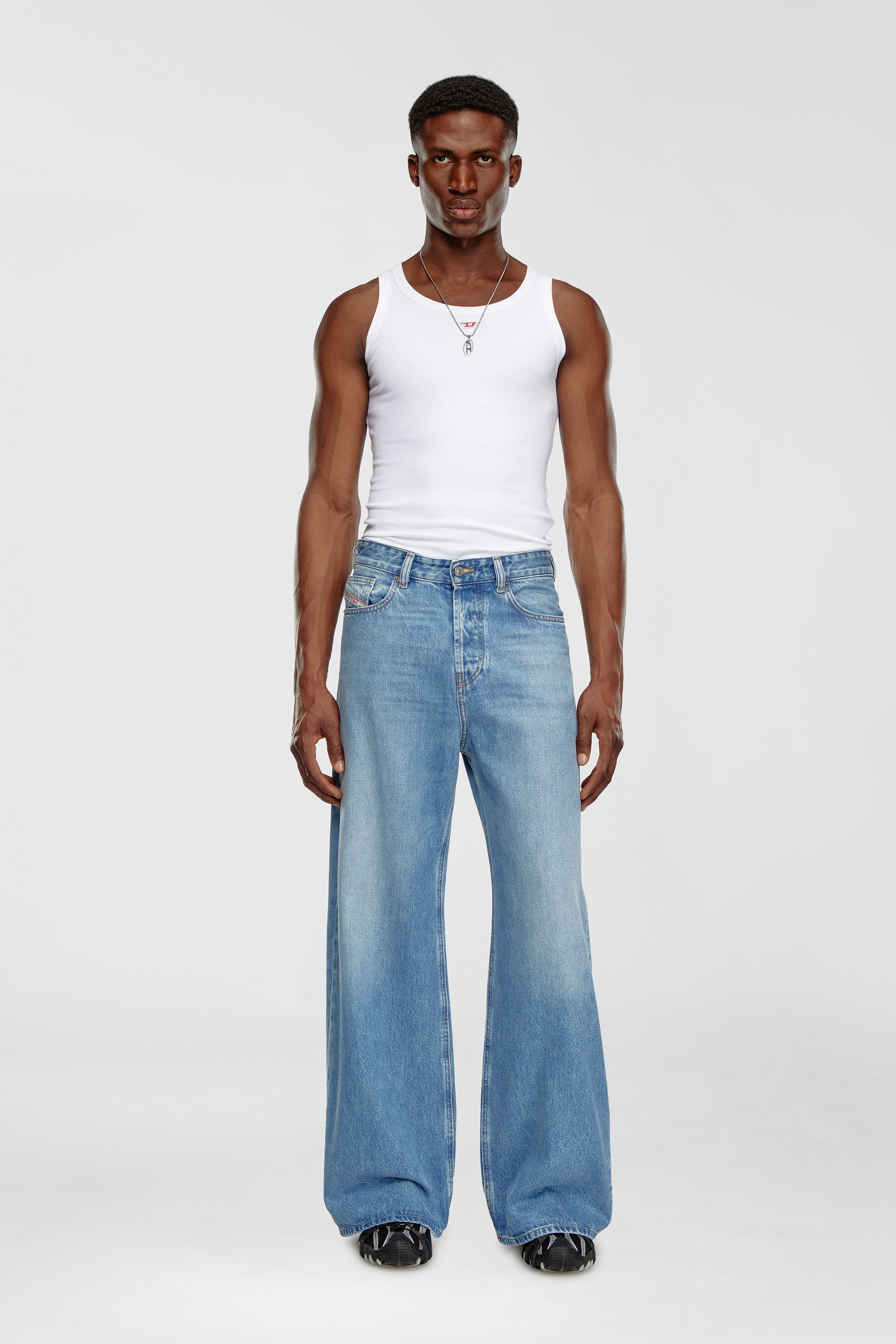 Diesel - Relaxed Jeans 1996 D-Sire 09I29 Mixte, Bleu Clair - Image 2