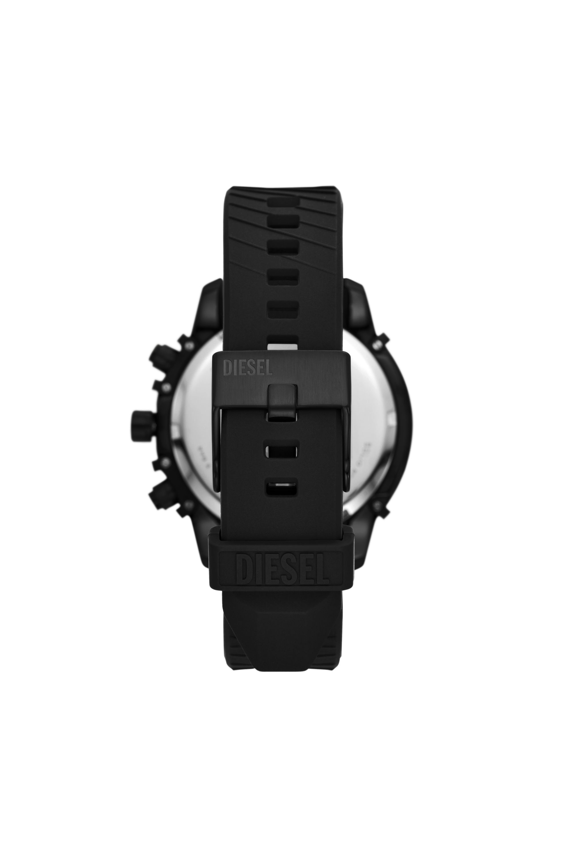 Diesel - DZ4650, Homme Set montre Griffed en silicone et bracelet in Noir - Image 2