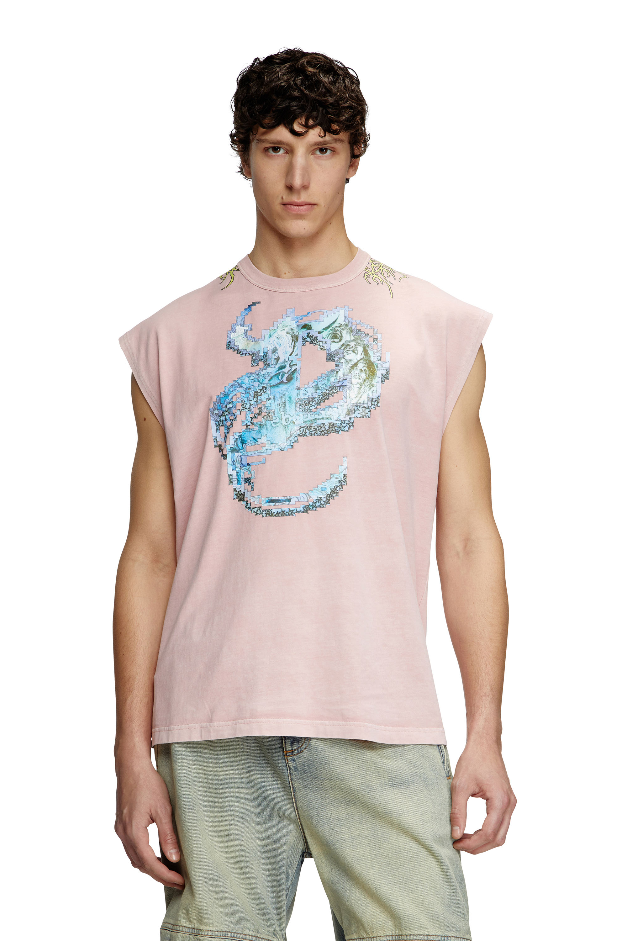 Diesel - T-BOXT-SL-R1, Débardeur avec graphismes de tatouage Homme in ToBeDefined - 1