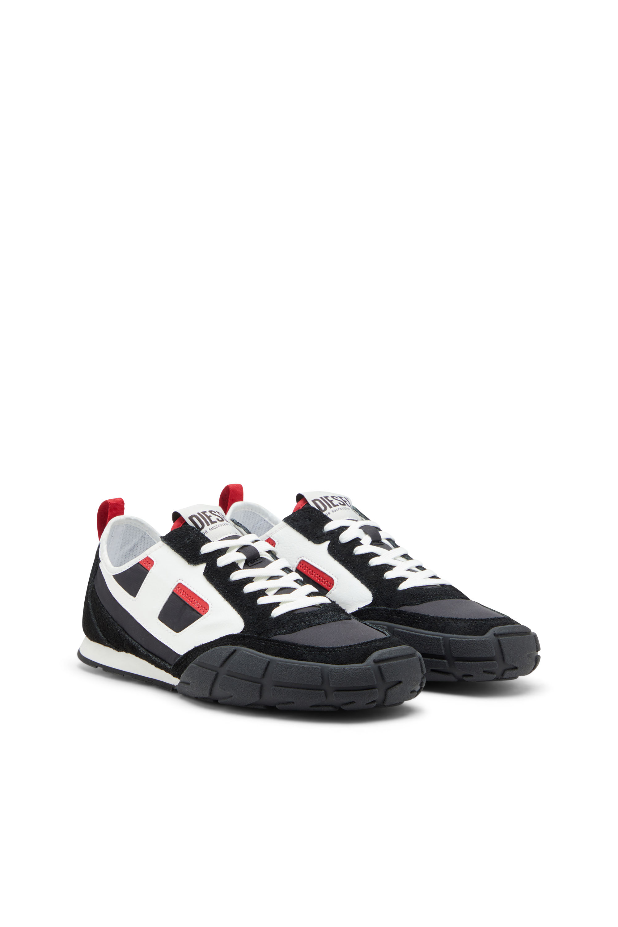Diesel - S-PAGODHA LOW, S-Pagodha-Sneakers en cuir, suède et tissu indéchirable Homme in ToBeDefined - 2
