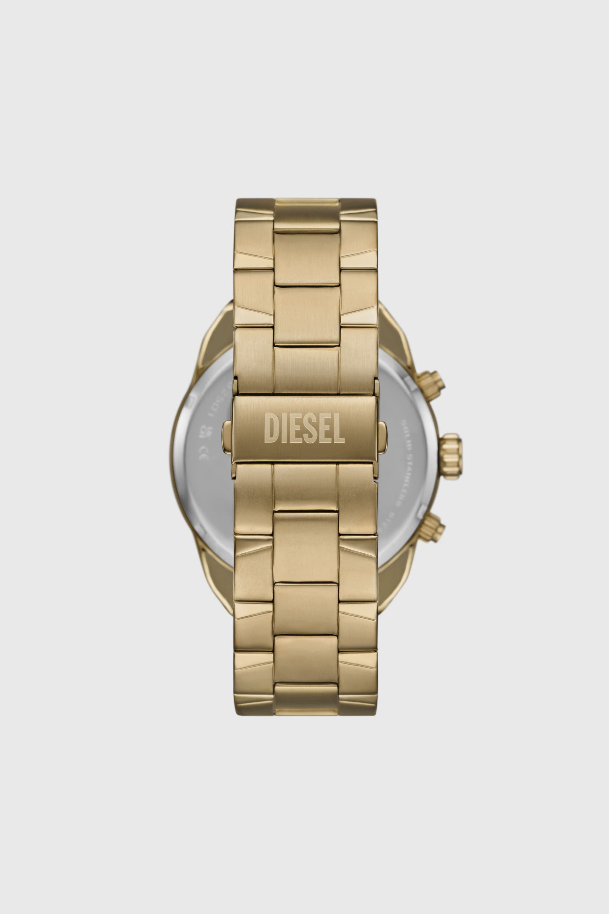 Diesel - DZ4678, Montre Spiked en acier inoxydable Homme in Dor&eacute; - 2