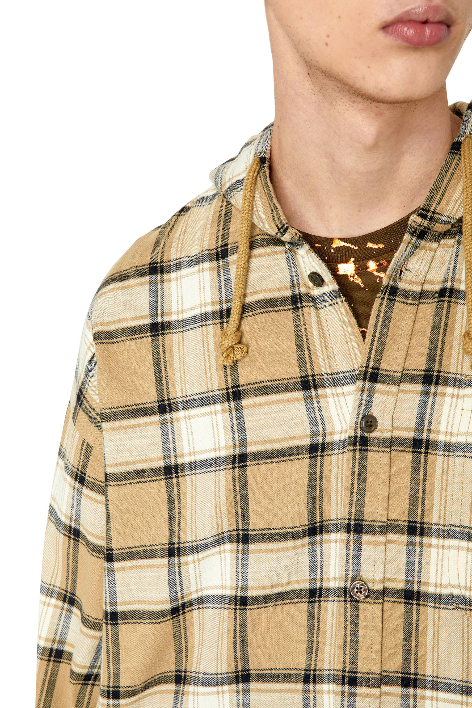 Diesel - S-DEWNY-HOOD, Noir/Beige - Image 5
