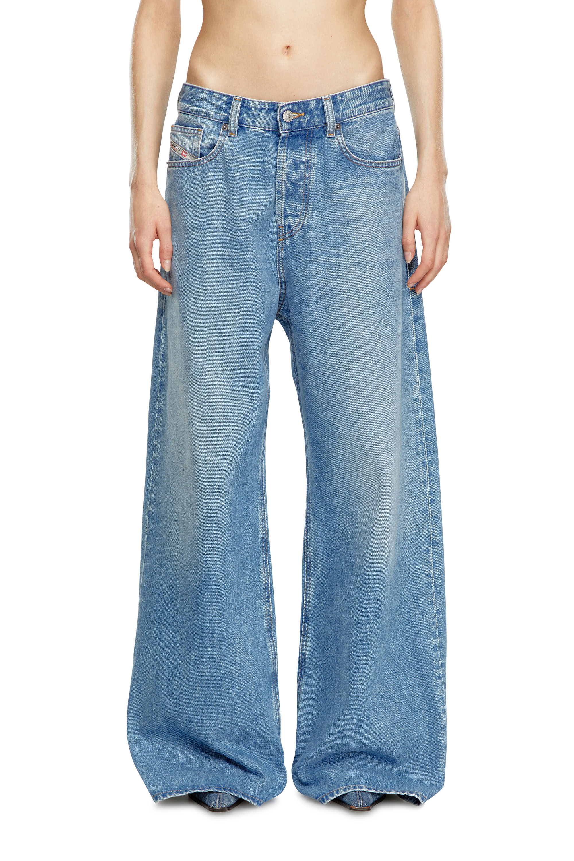 Diesel - Straight Jeans 1996 D-Sire 09I29, Bleu Clair - Image 3