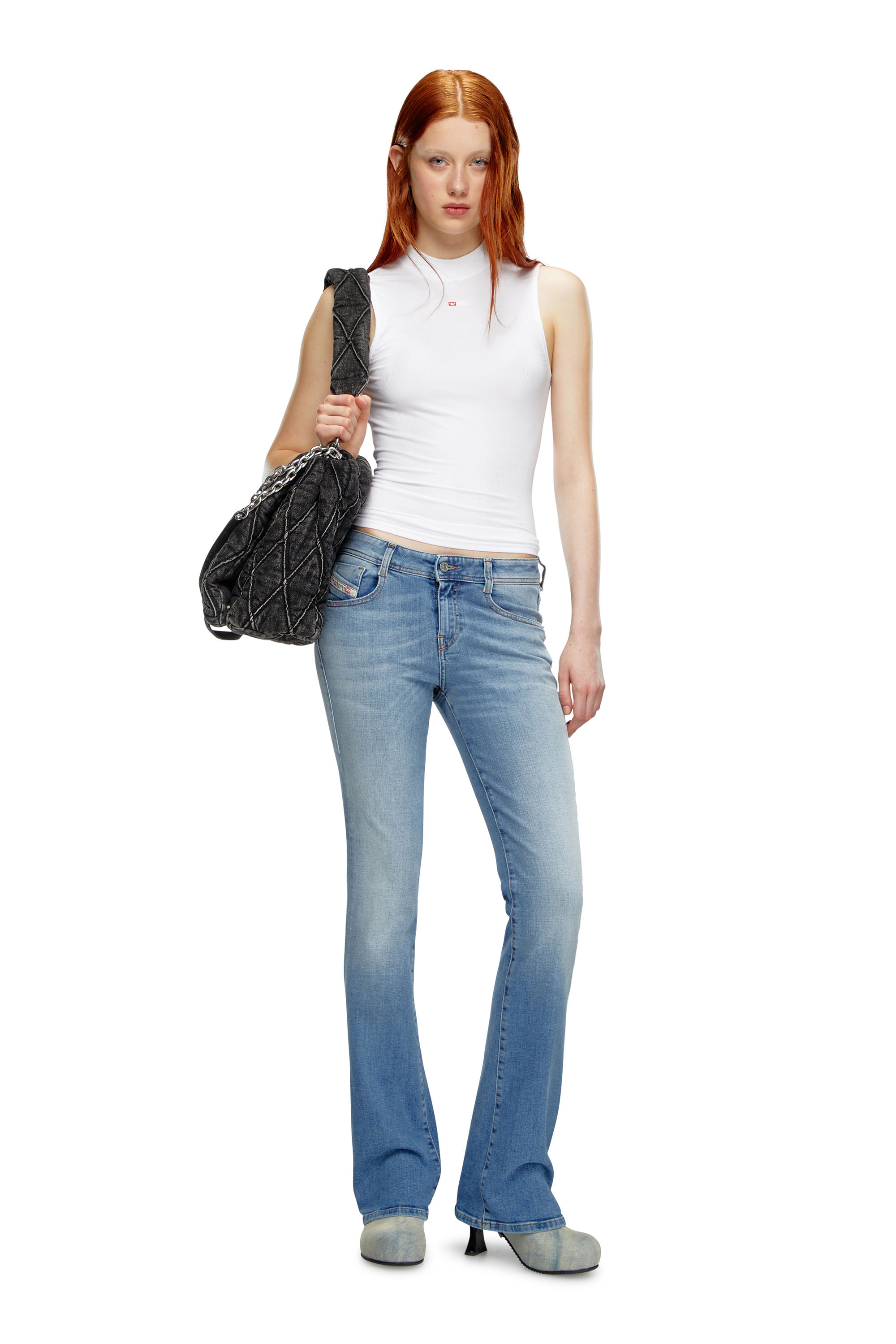 Diesel - Bootcut and Flare Jeans 1969 D-Ebbey 09K06, Bleu Clair - Image 1