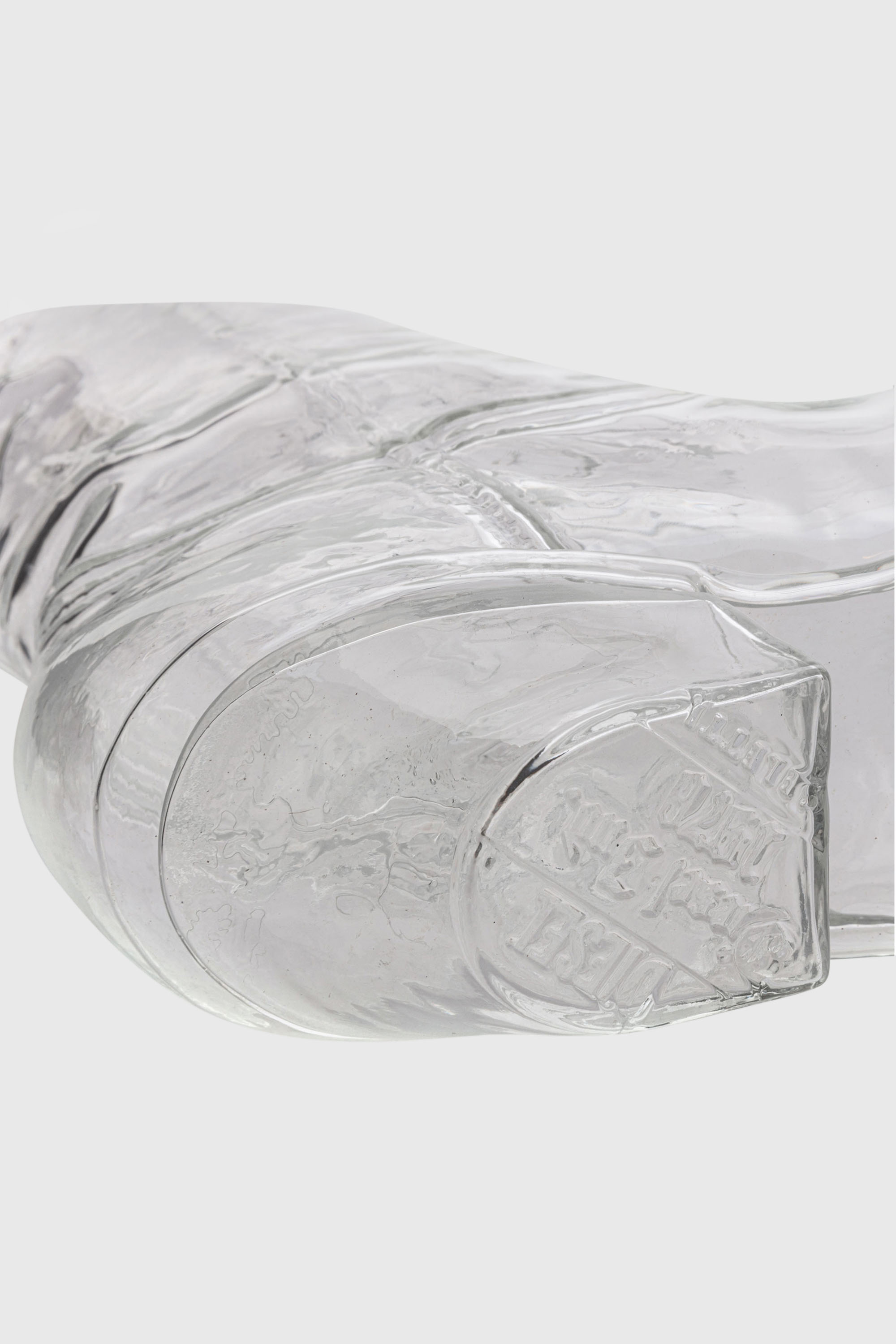 Diesel - 10064 GLASS VASE CRYSTALBOOTIE CM.24X8 H, Vase en verre Mixte in Blanc - 5