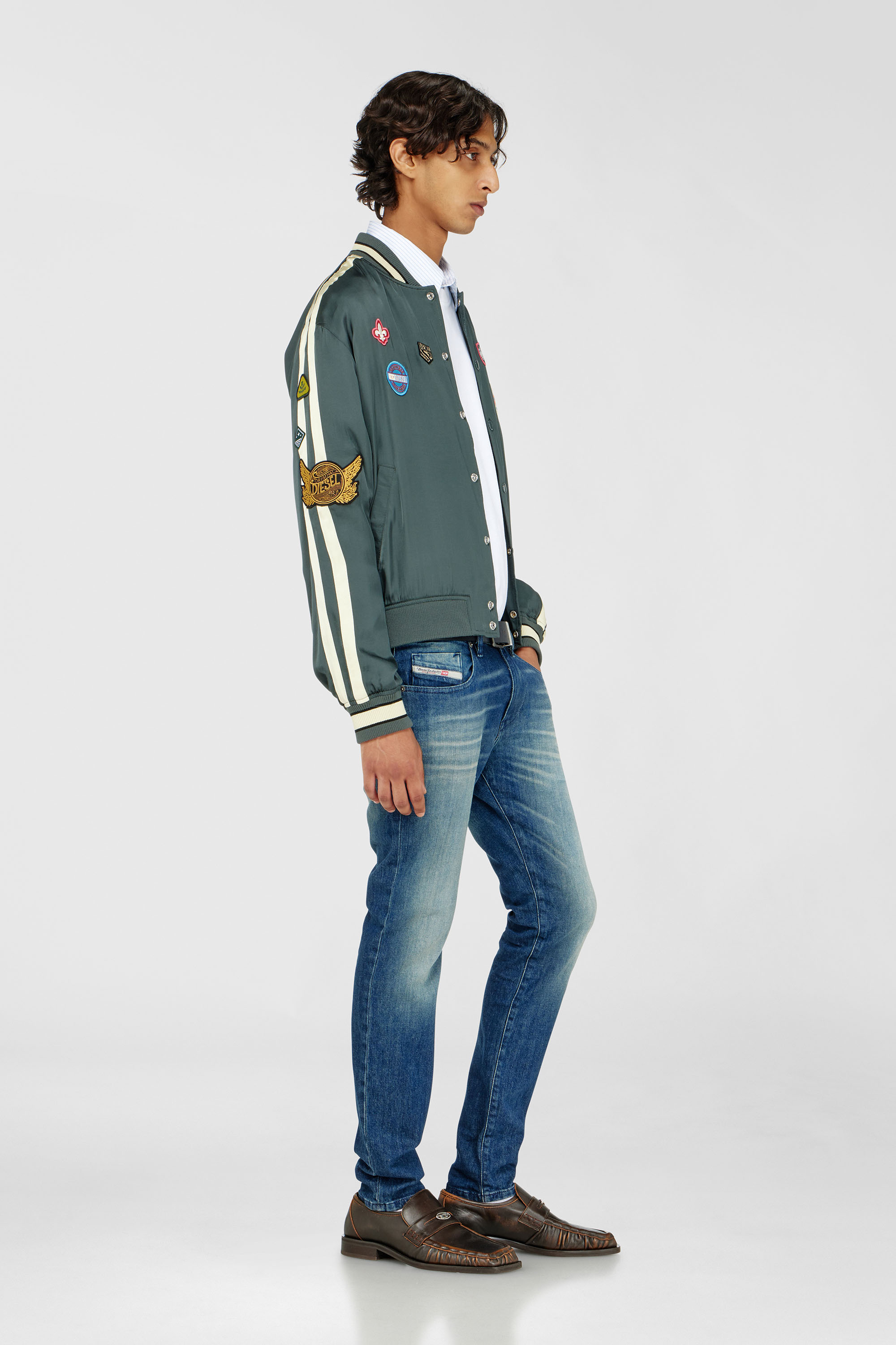 Diesel - Slim Jeans 2019 D-Strukt 0KBBR Homme, Bleu Fonc&eacute; - Image 2