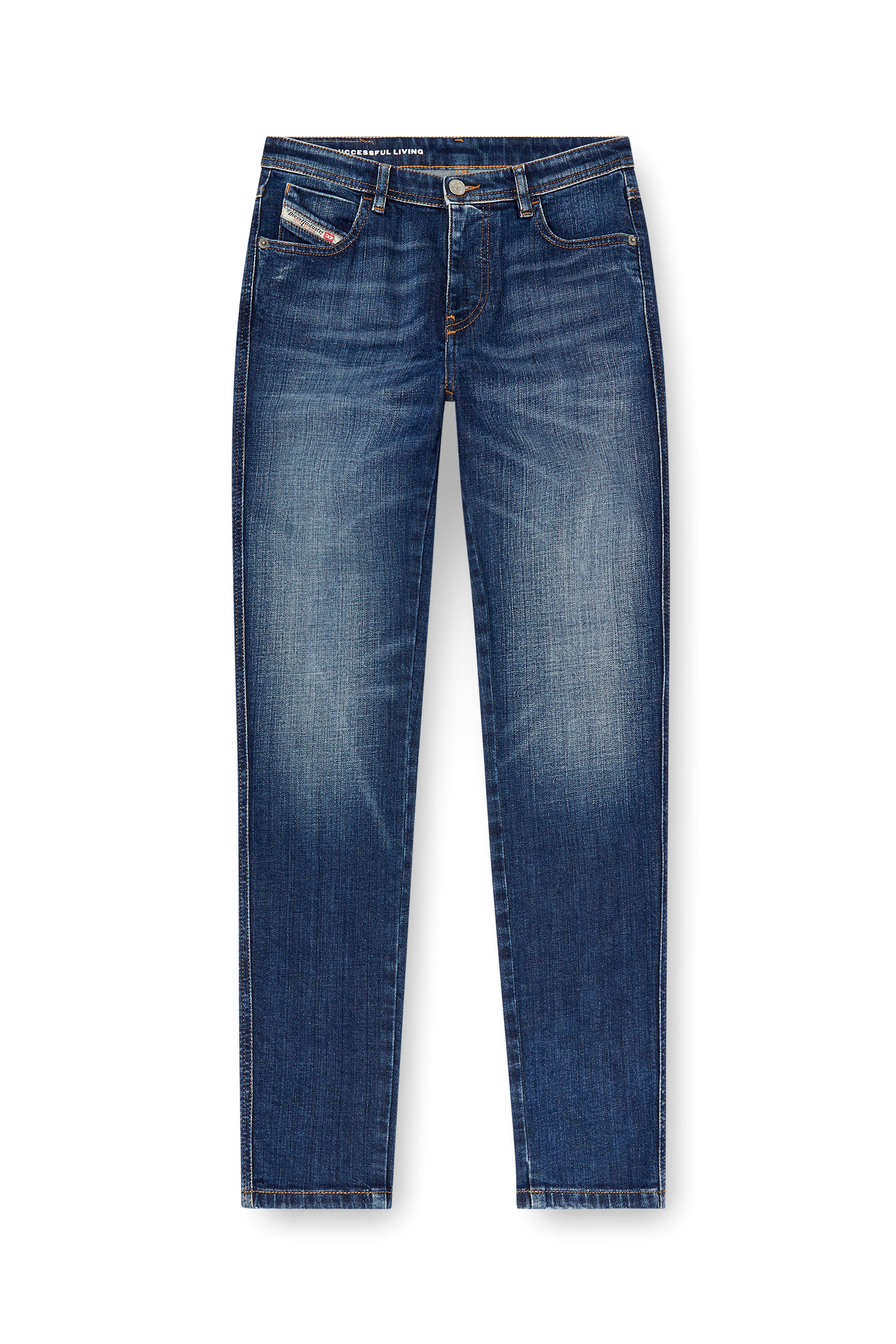 Diesel - Skinny Jeans 2015 Babhila 09L03 Femme, Bleu moyen - Image 3