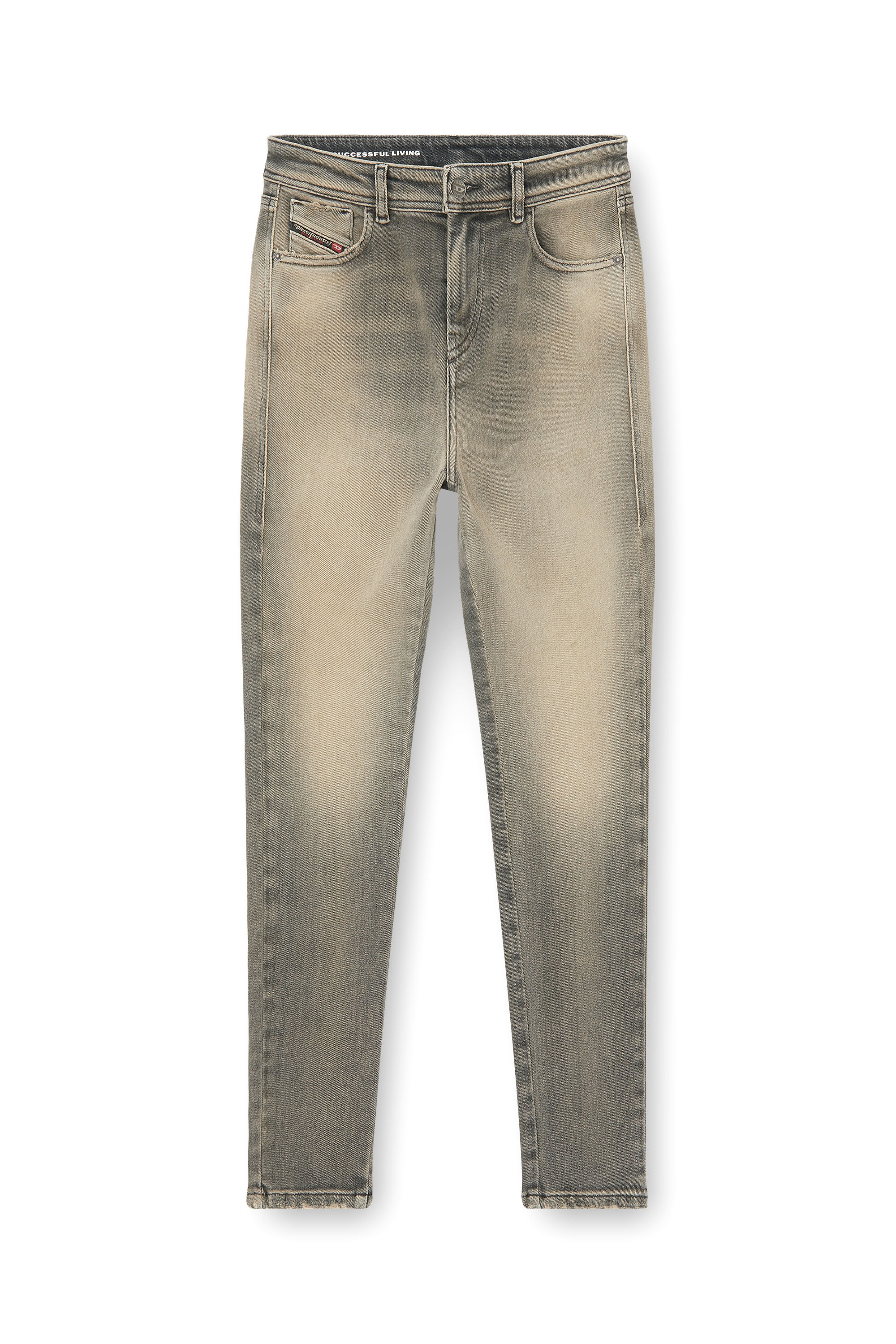 Diesel - Skinny Jeans 2017 Slandy 09P32 Femme, Gris - Image 6