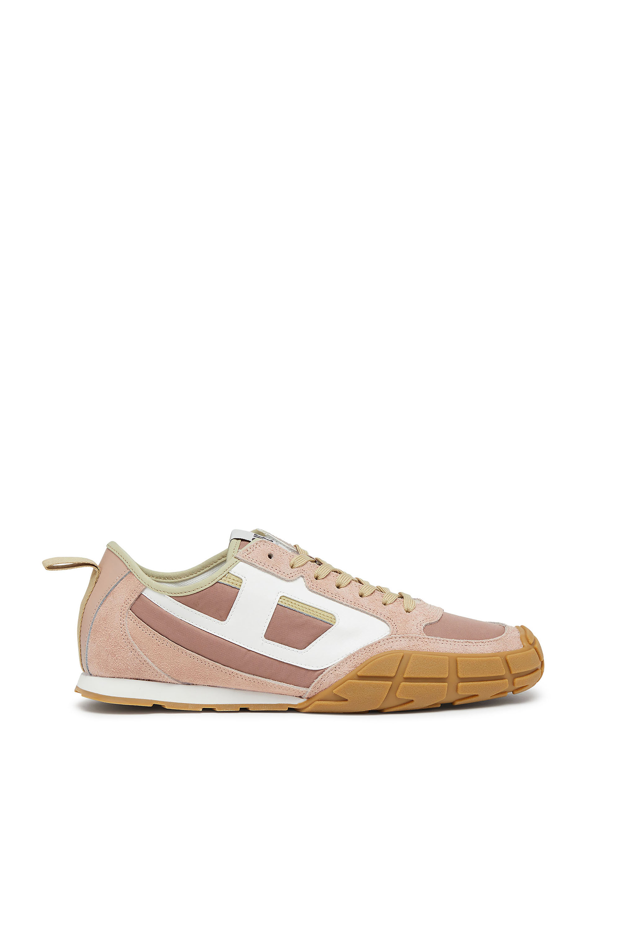 Diesel - S-PAGODHA LOW W, S-Pagodha-Sneakers en cuir, suède et tissu indéchirable Femme in Polychrome - 1
