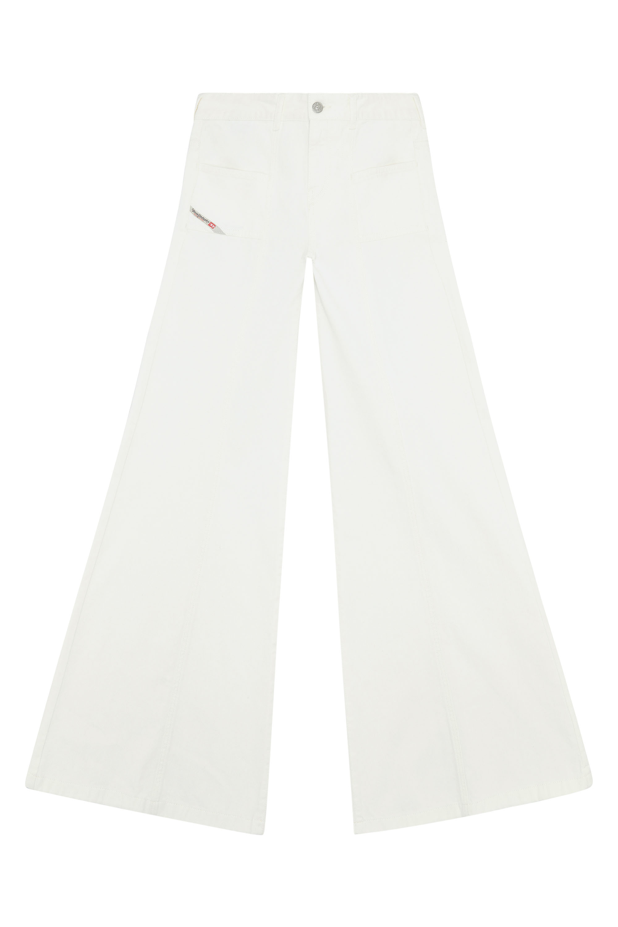 Diesel - Bootcut and Flare Jeans D-Akii 068JQ, Blanc - Image 5