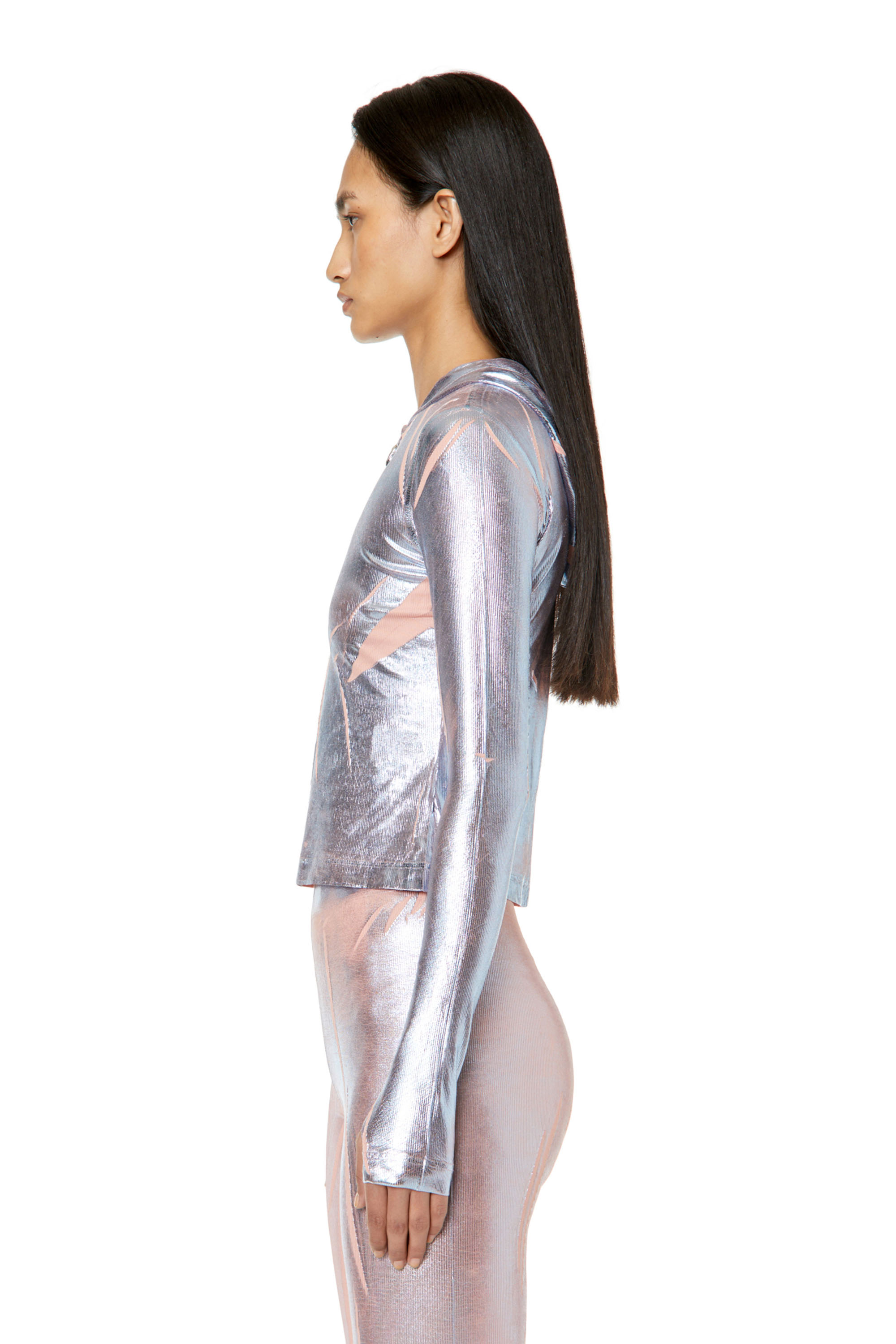 Diesel - T-CLED-HOOD, Gris argenté - Image 6