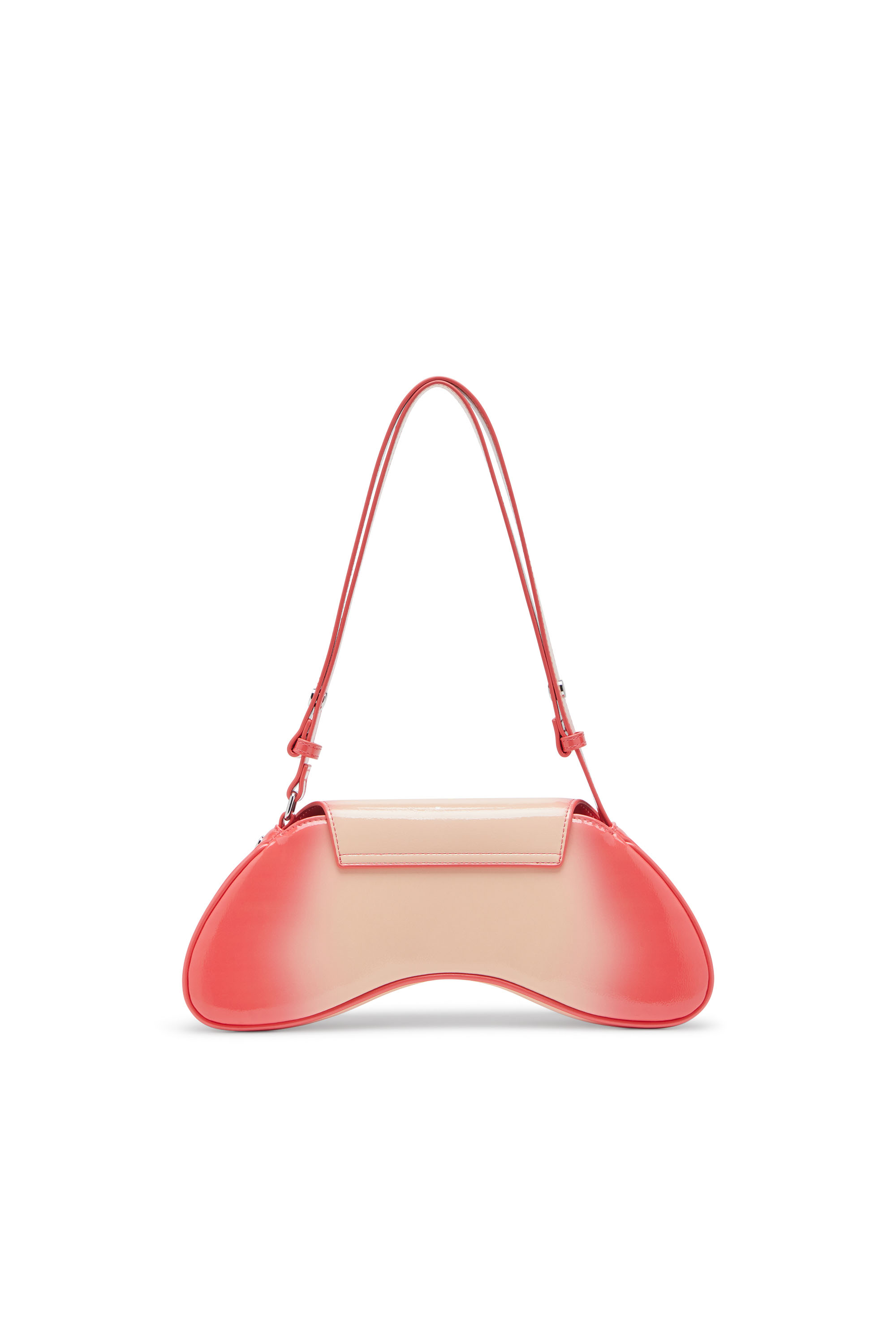 Diesel - PLAY CROSSBODY, Play-Sac à bandoulière en PU glossy imprimé Femme in Rose - 2