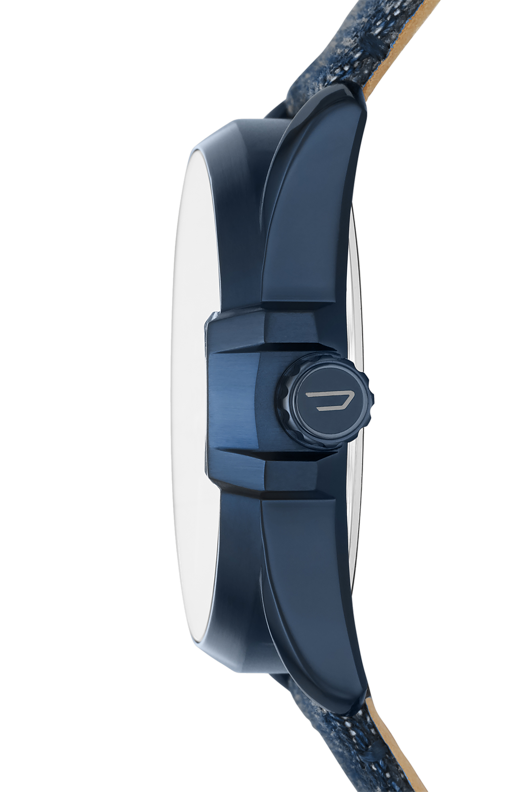 Diesel - DZ1932, Montre MS9 en denim &agrave; trois aiguilles Homme in Bleu - 3