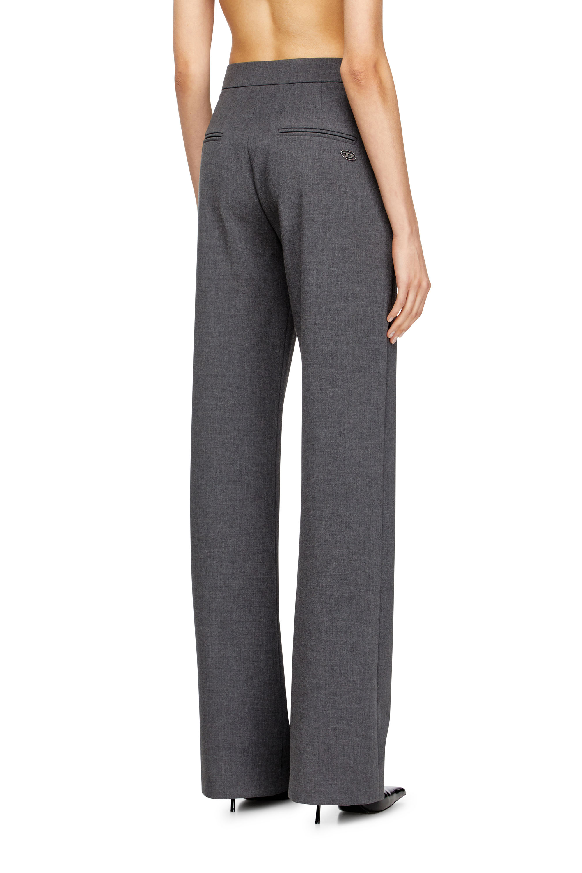 Diesel - P-ROMISE-S1, Pantalon tailleur taille haute Femme in ToBeDefined - 3
