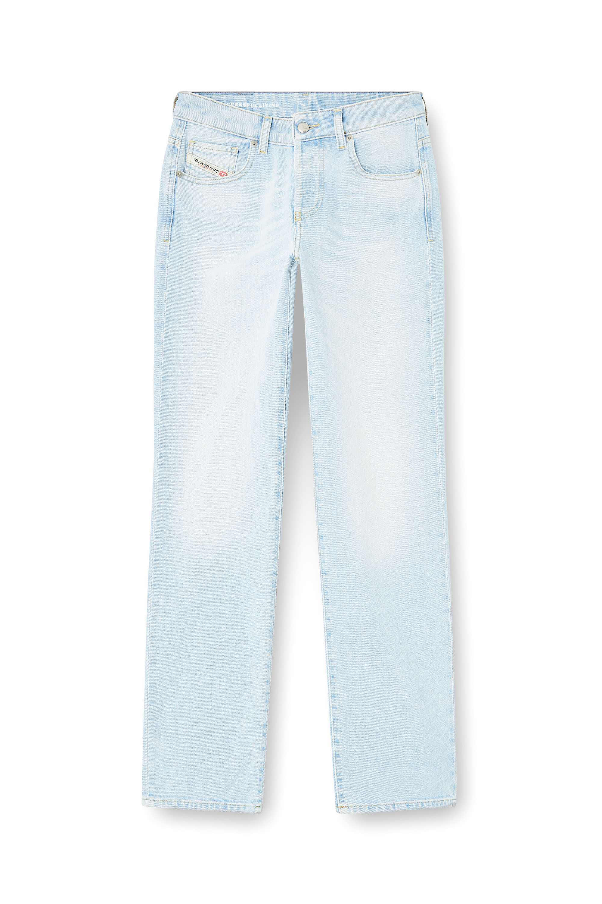 Diesel - Regular Jeans 1989 D-Mine 09M11 Femme, Bleu Clair - Image 3