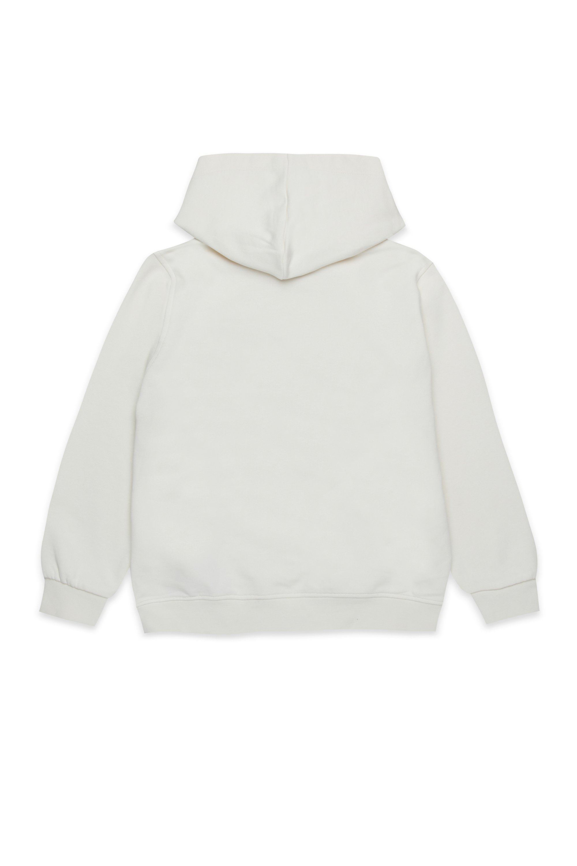 Diesel - SINNY, Sweat-shirt à capuche avec broderie Oval D ton sur ton Femme in Blanc - 2