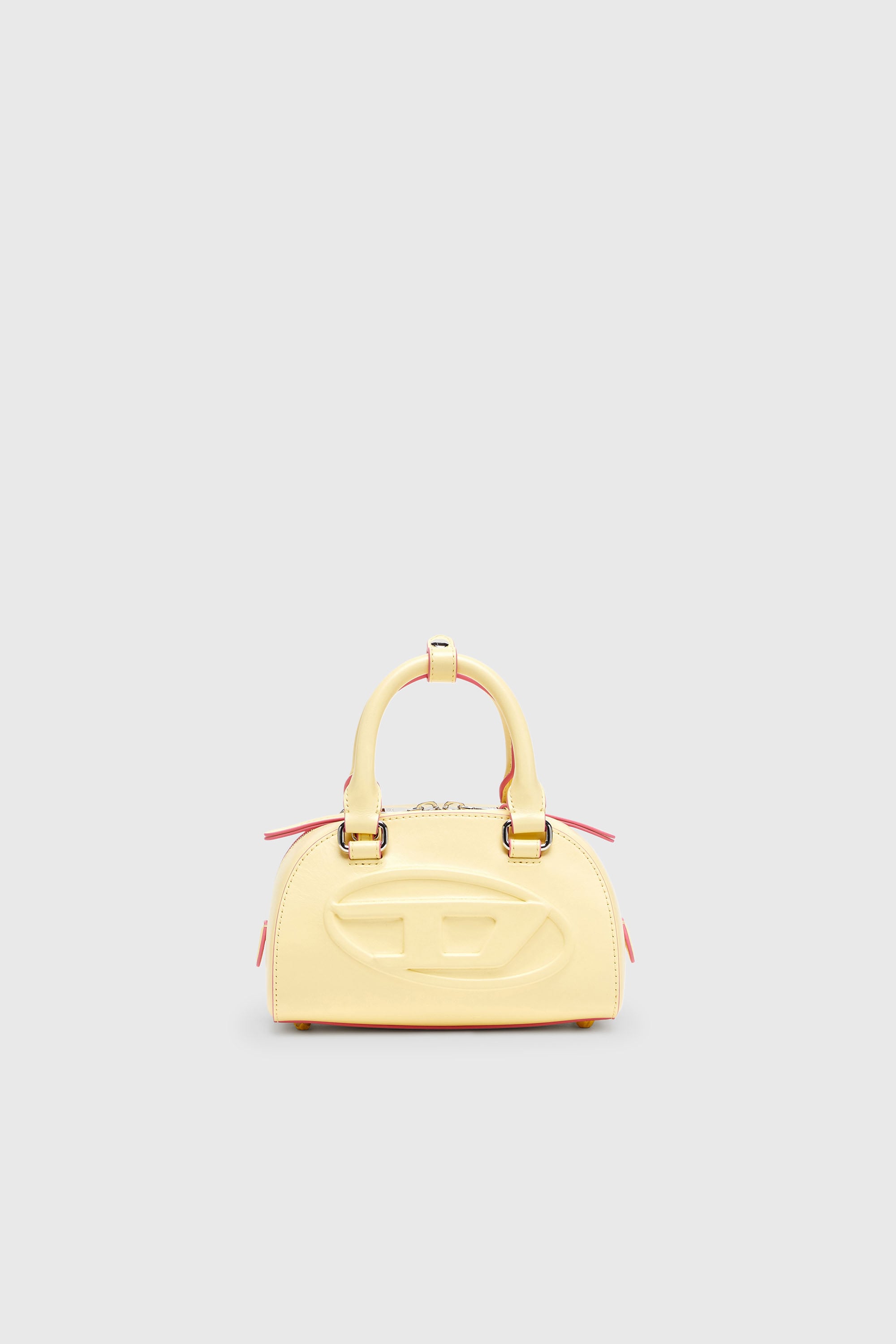 Diesel - 1DR DOME CROSSBODY, 1DR Dome-Petit sac bowling en cuir Femme in Jaune - 1