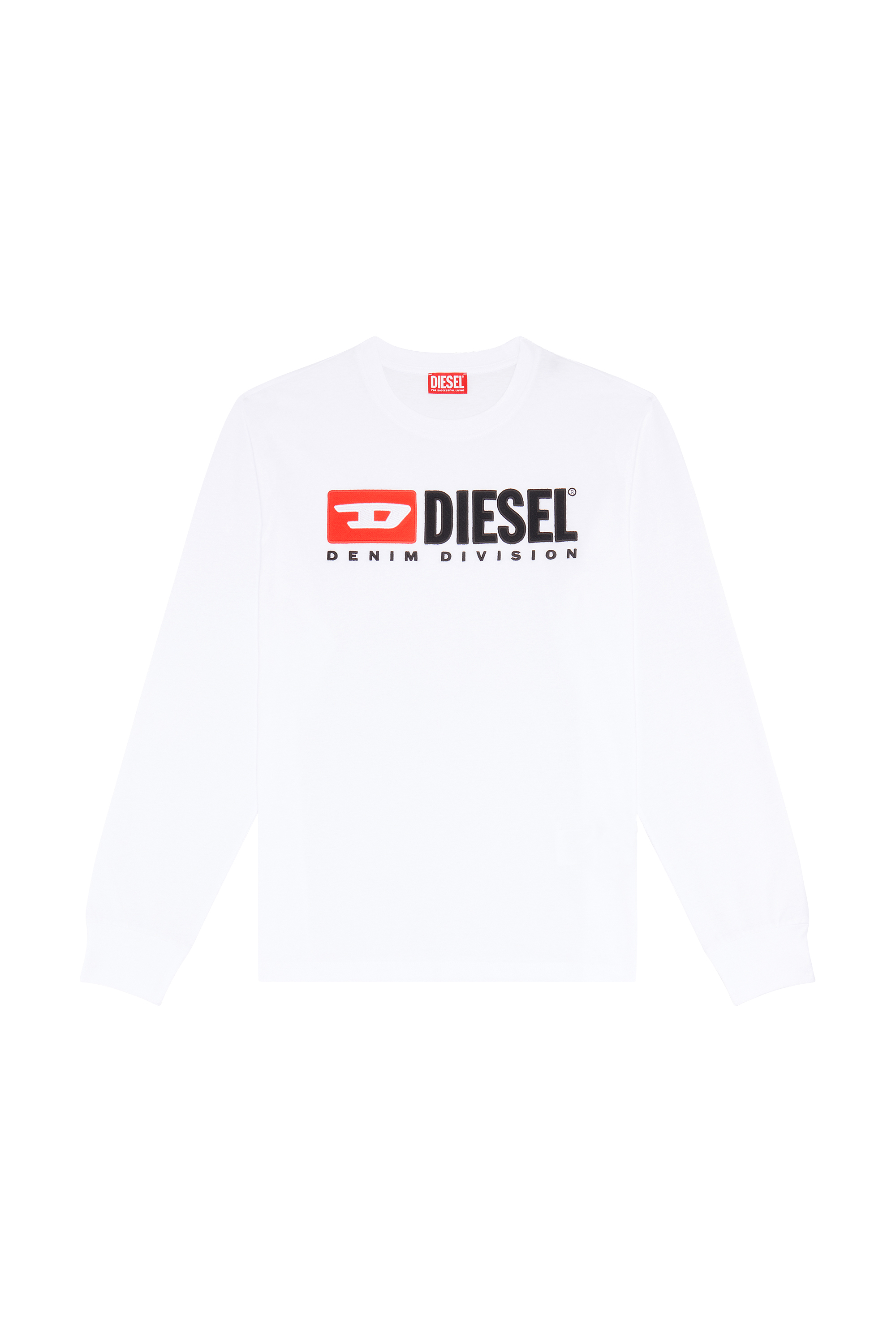 Diesel - T-JUST-LS-DIV, Blanc - Image 3