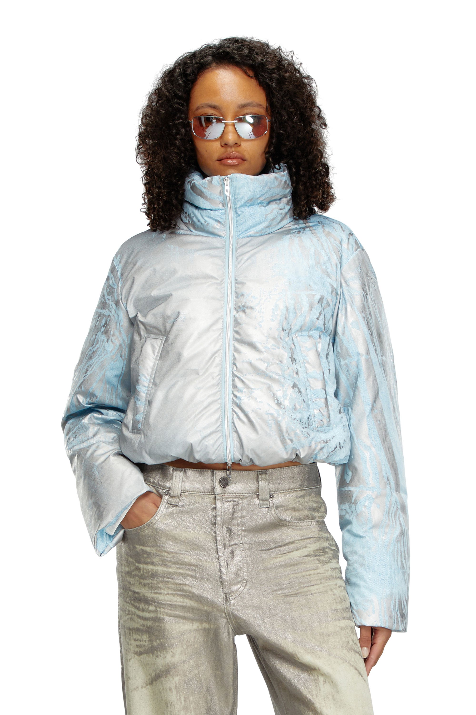 Vestes d hiver femme de bombardier en duvet Diesel