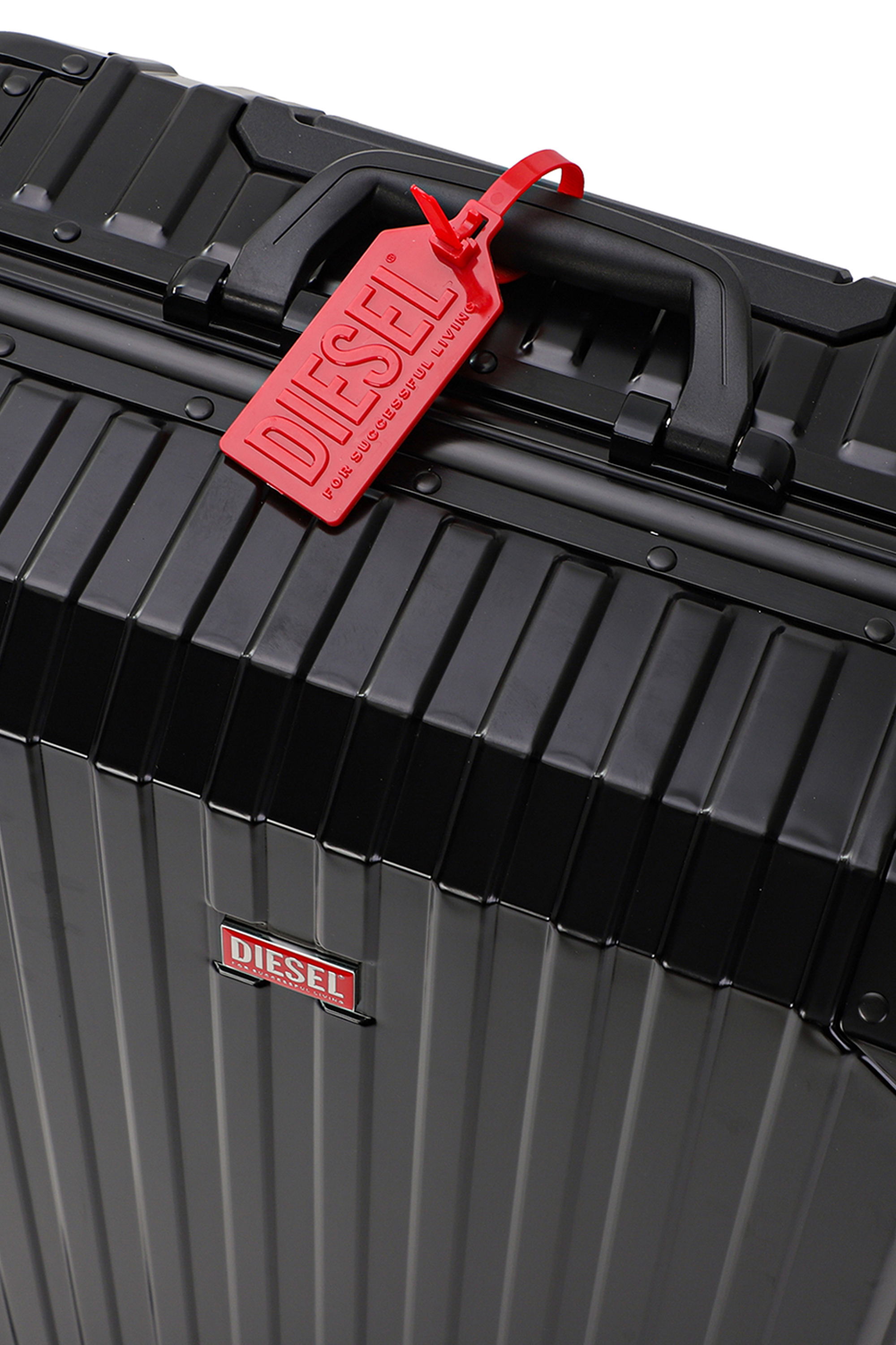 Diesel - DIESEL ALUMINUM TROLLEY- DSL002, Valise en aluminium taille M Mixte in Noir - 2