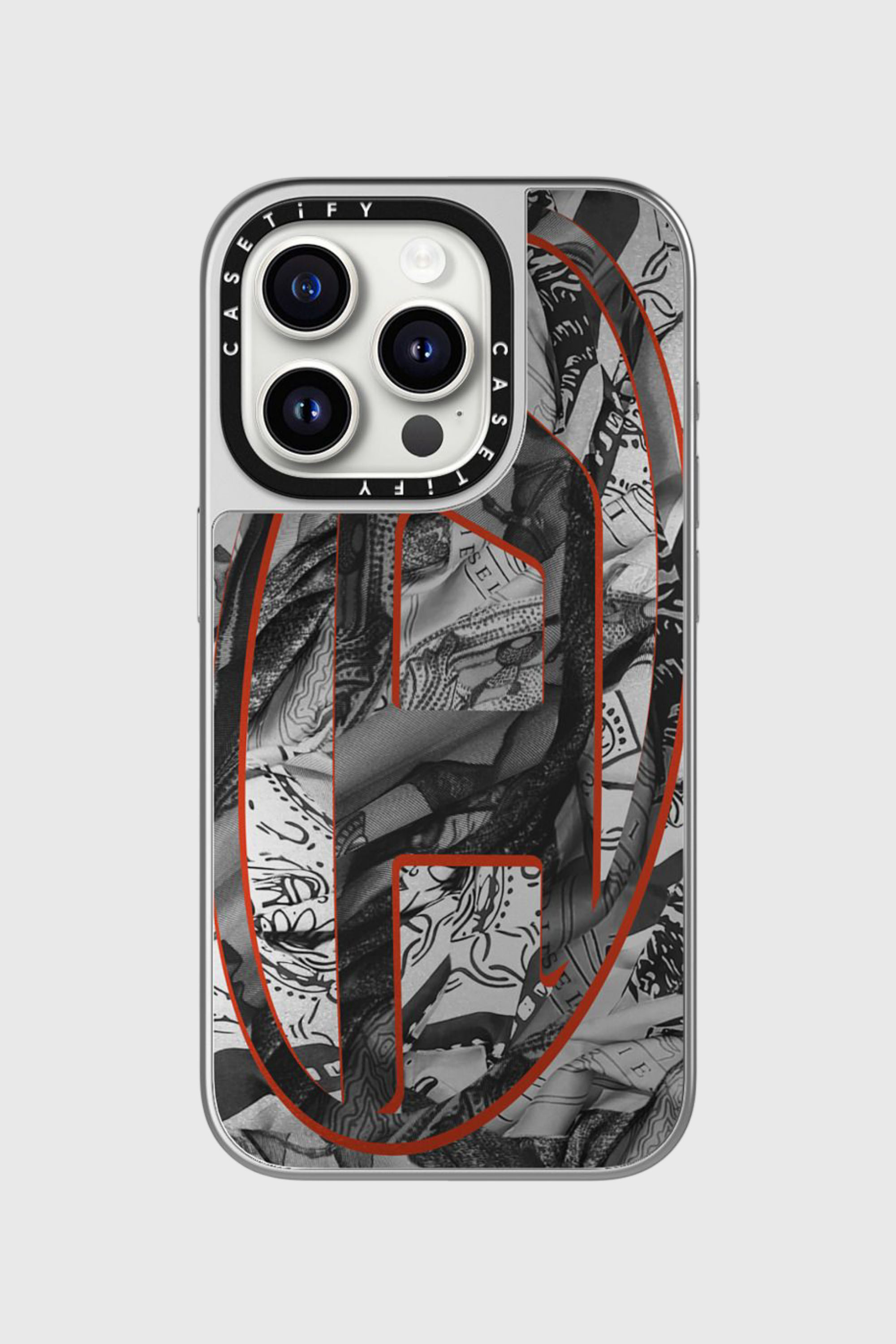 Diesel - 60336 CASETIFY MOULDED CASE, Coque MagSafe Bandana iPhone 15 Pro Mixte in Polychrome - 5